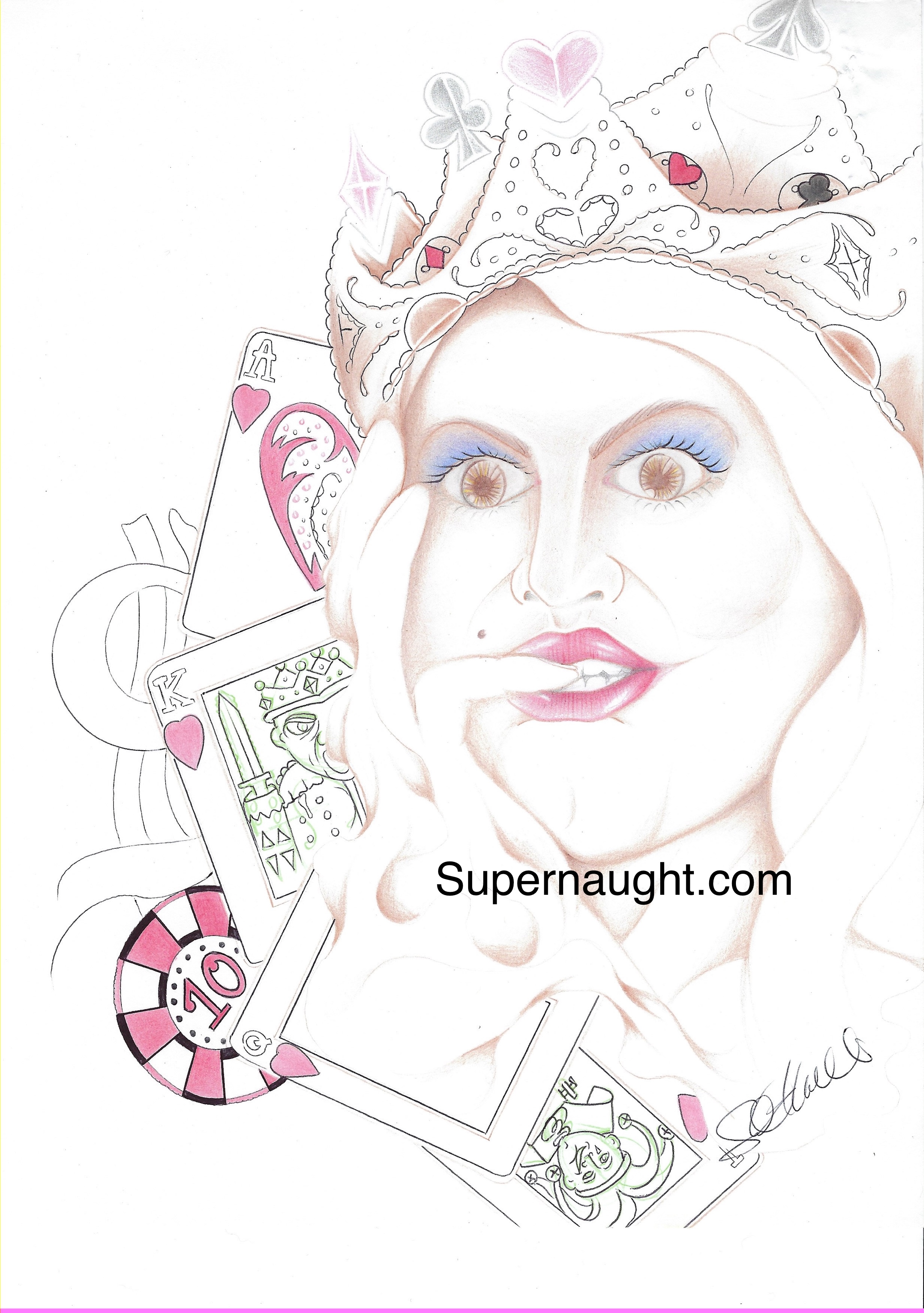 Scott Kimball Insane Queen Artwork Signed