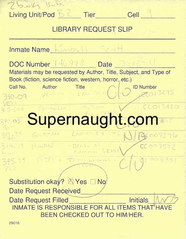 Scott Kimball Library Request Signed