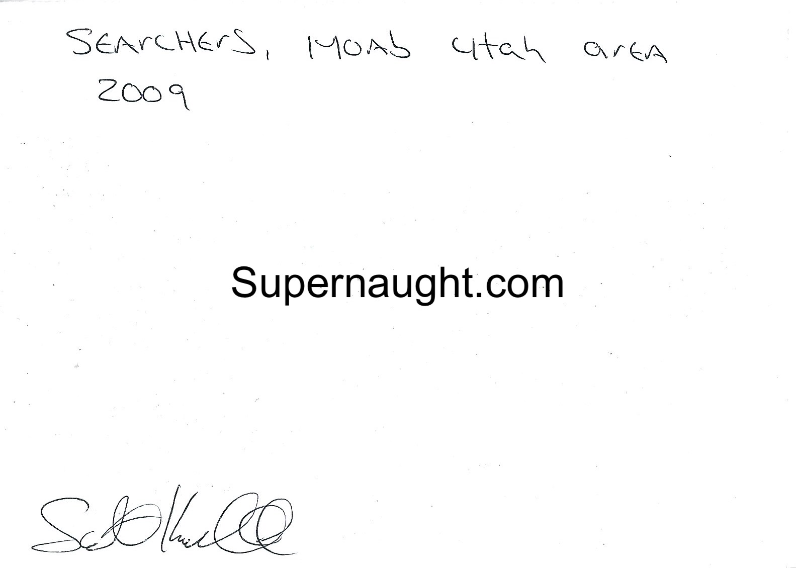 Scott Kimball Moab Utah Search Photo Signed image 2