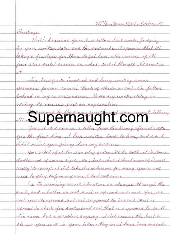 Scott Waterhouse Eight Page Letter and Envelope Both Signed image 2