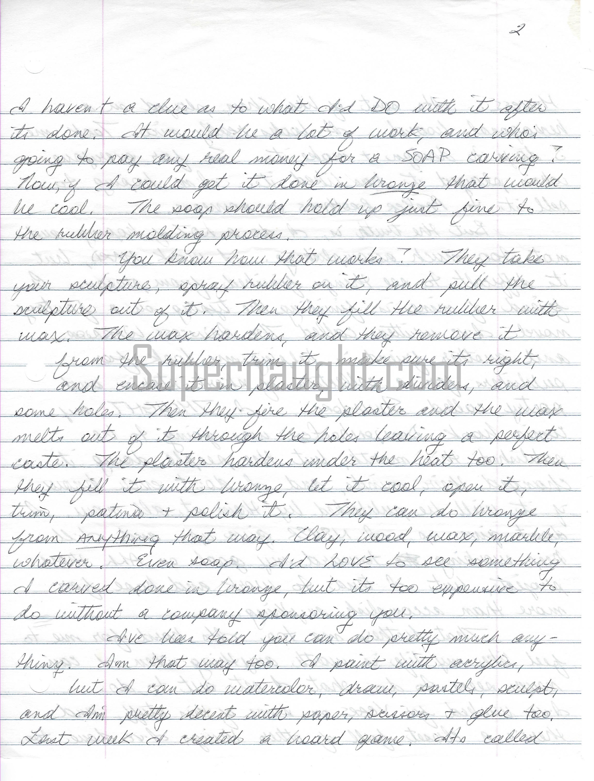 Sean Sellers 7 Page Letter to his Dad with Envelope Set Both Signed image 3