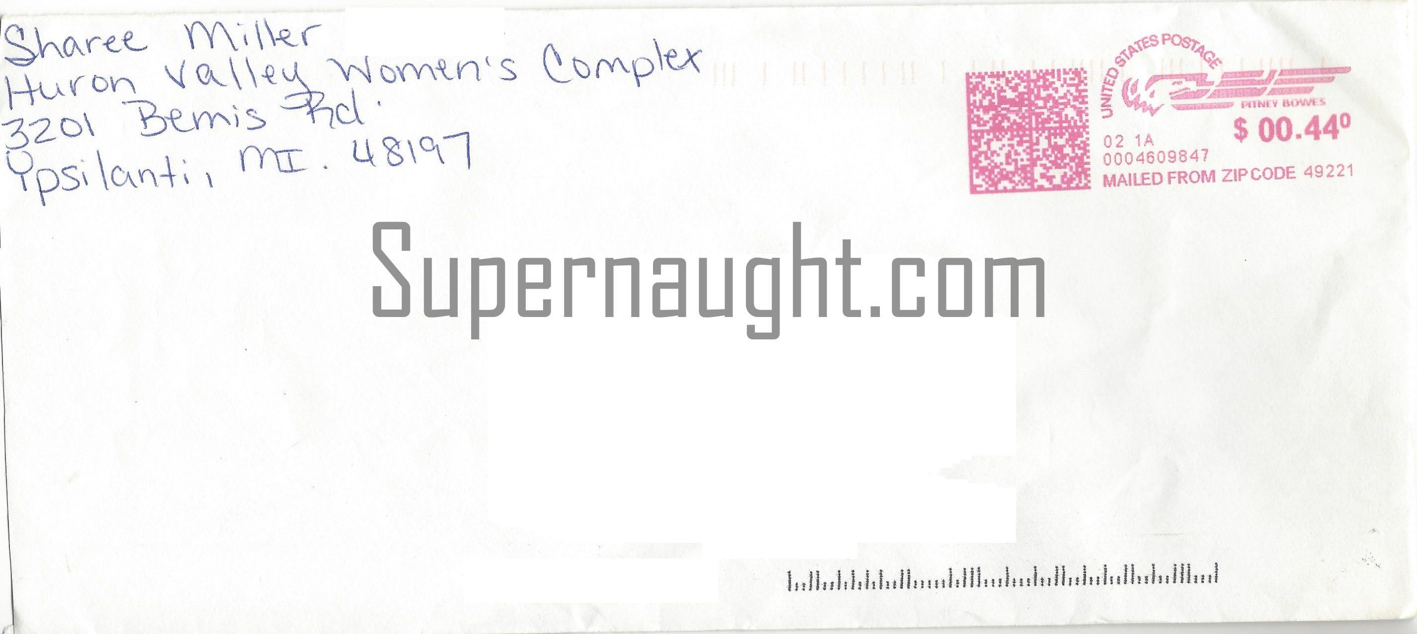 Sharee Miller Signed Envelope