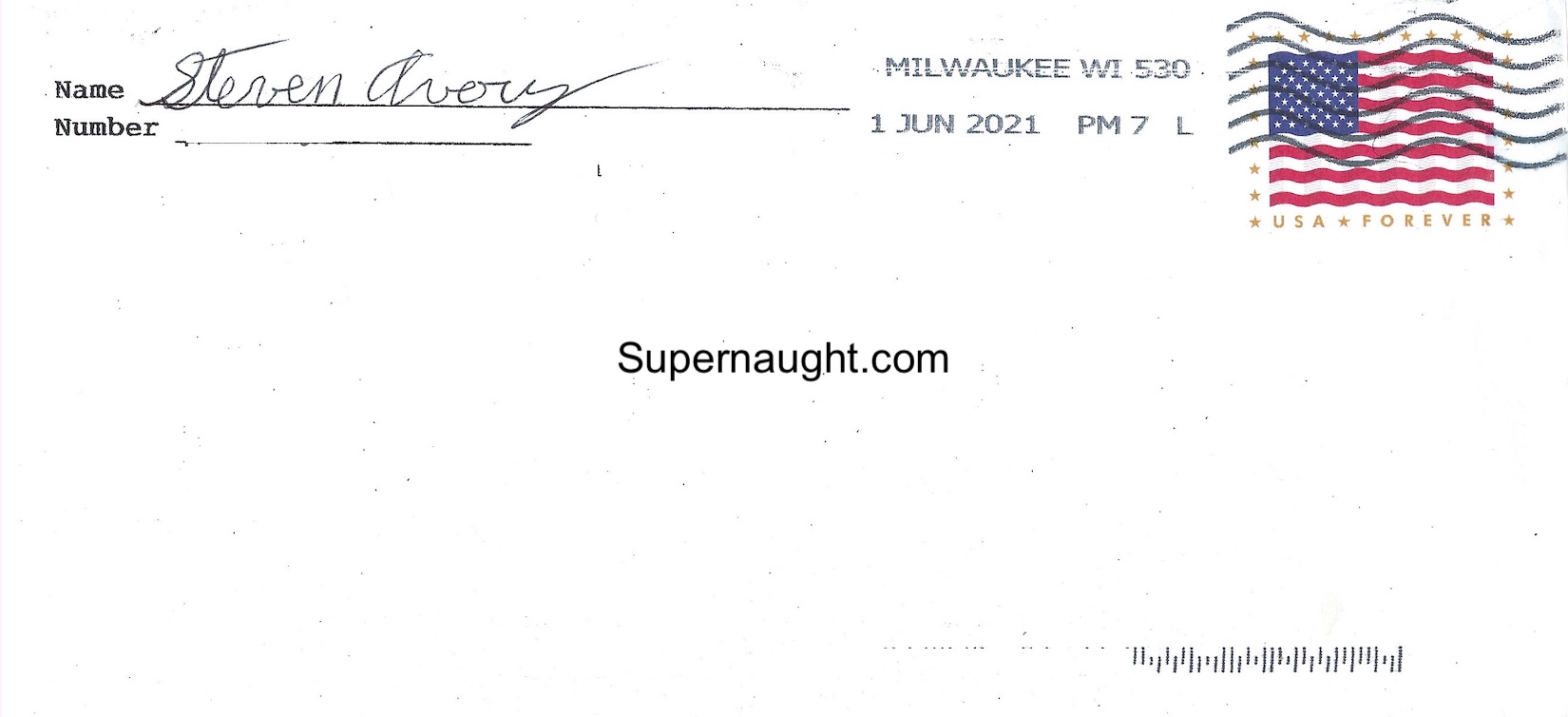 Steven Avery Two Page Letter And Envelope Set Both Signed image 4