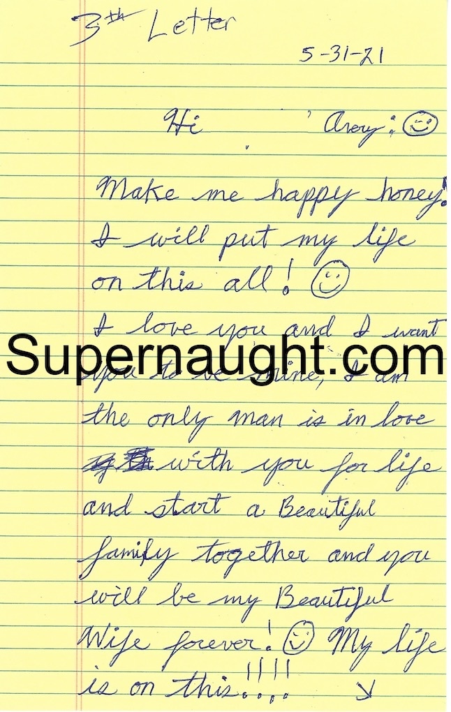 Steven Avery 4 Page Letter And Envelope Both Signed image 2