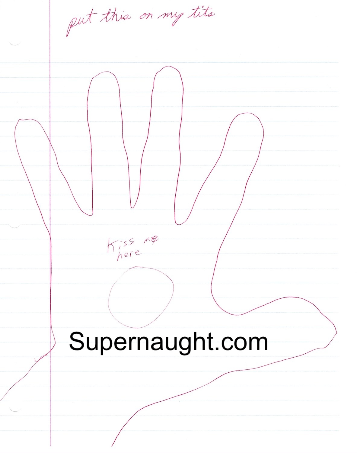 Steven Avery Left Hand Tracing