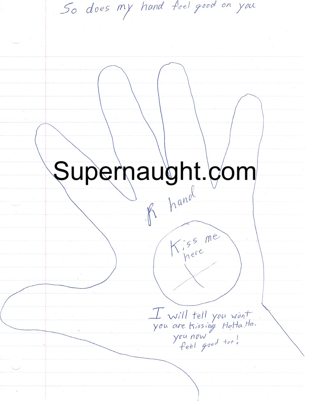 Steven Avery Right Hand Tracing