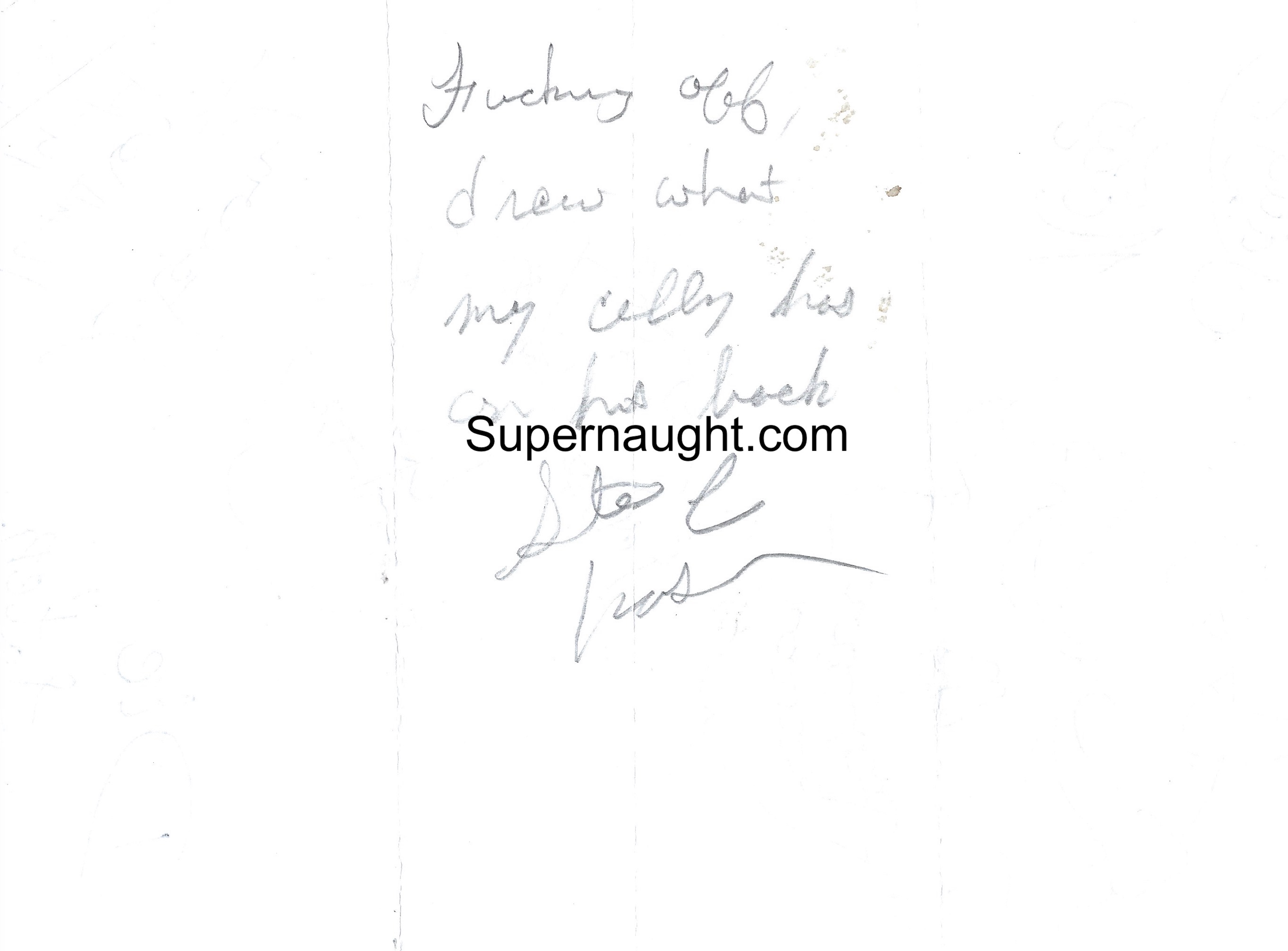 Steven Kasler Laugh Now Die Later Drawing Signed image 2