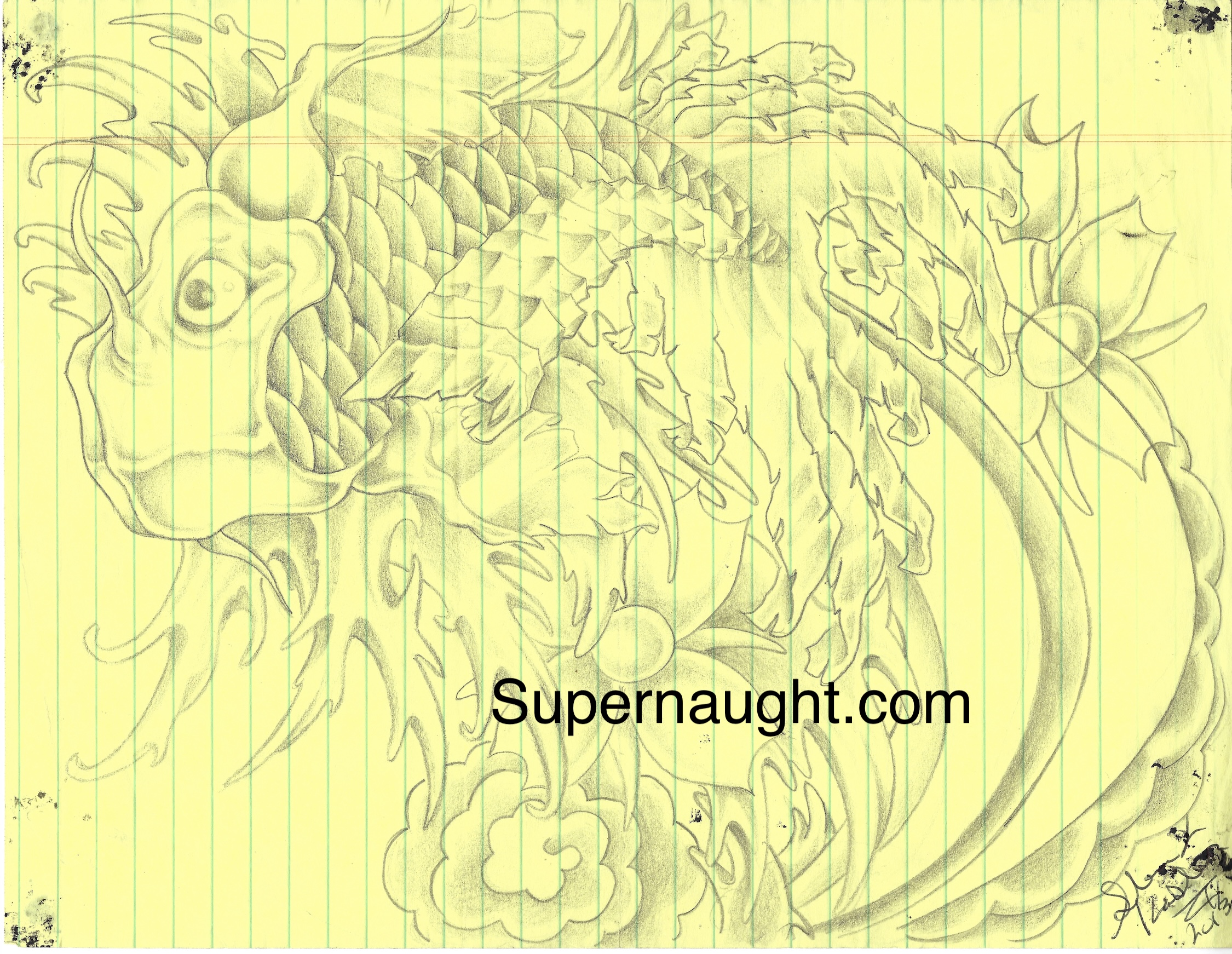 Steven Kasler Signed Drawing