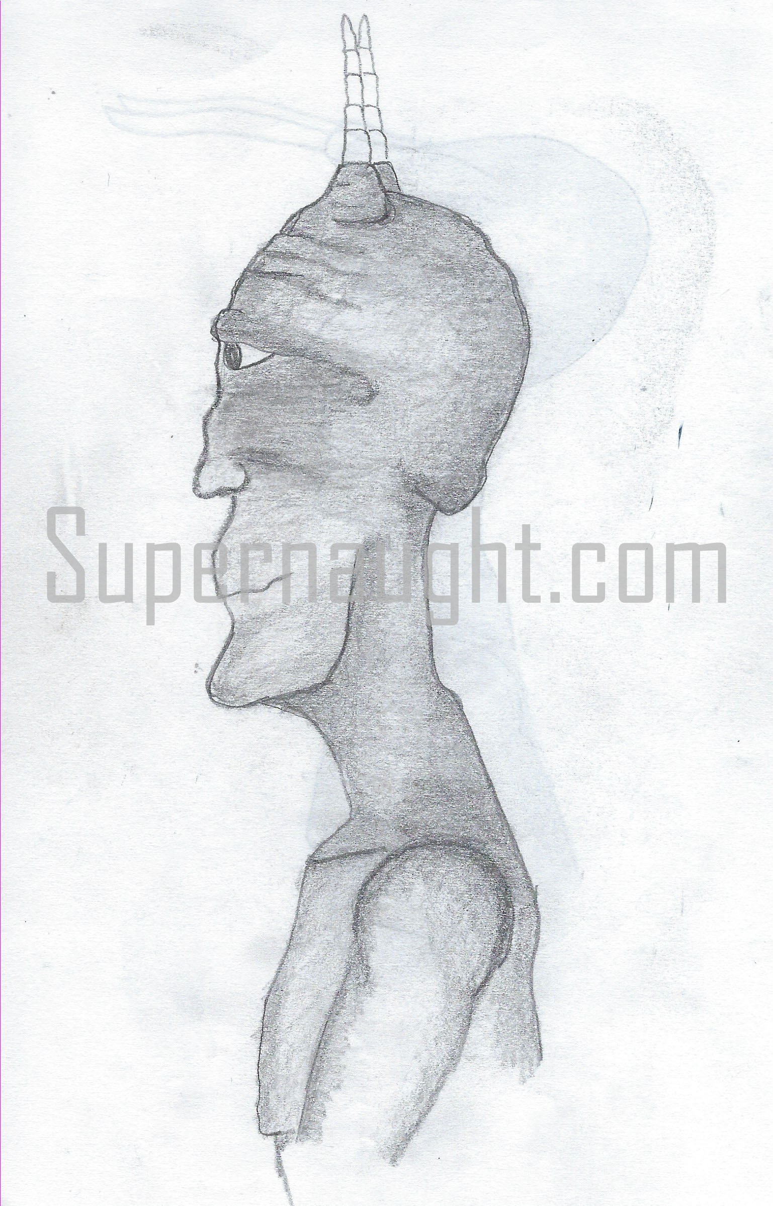 Steven Kasler Two Sided Alien Artwork
