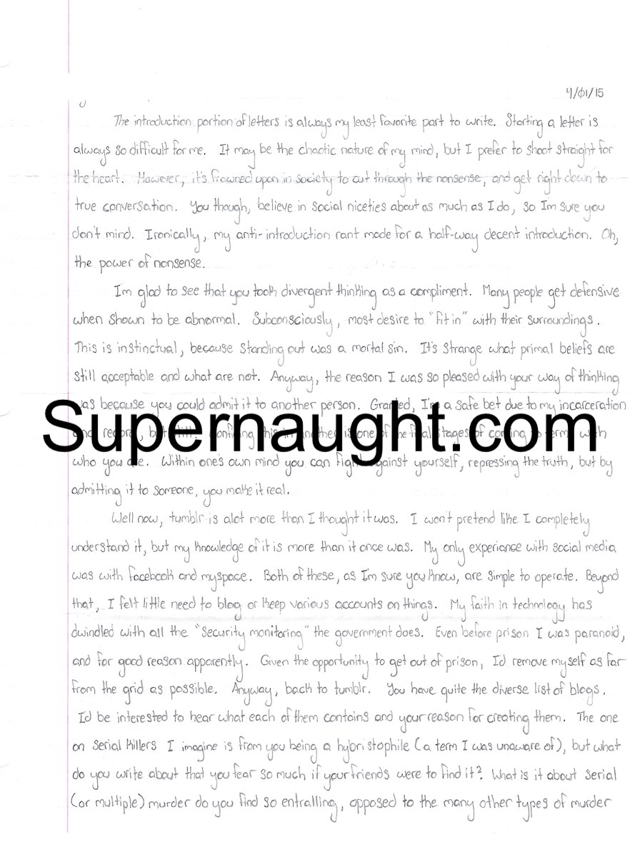 Steven Spader Letter and Envelope Both Signed