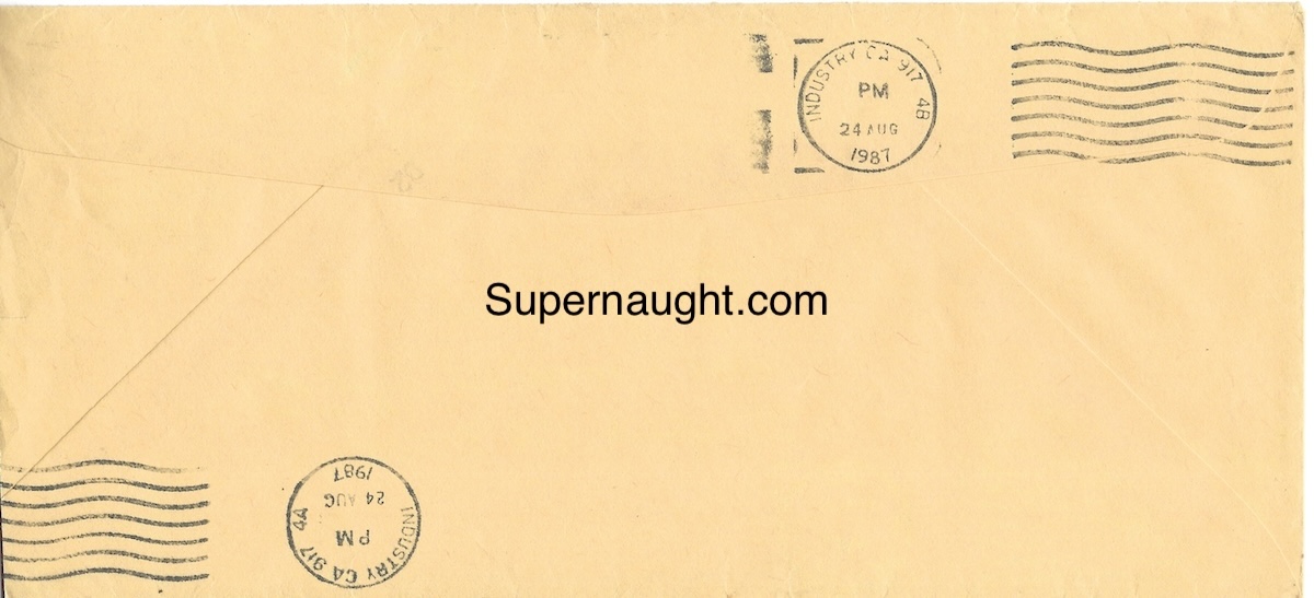 Susan Atkins Cell Drawing with Handwritten Letter and Envelope Set Both Signed image 7