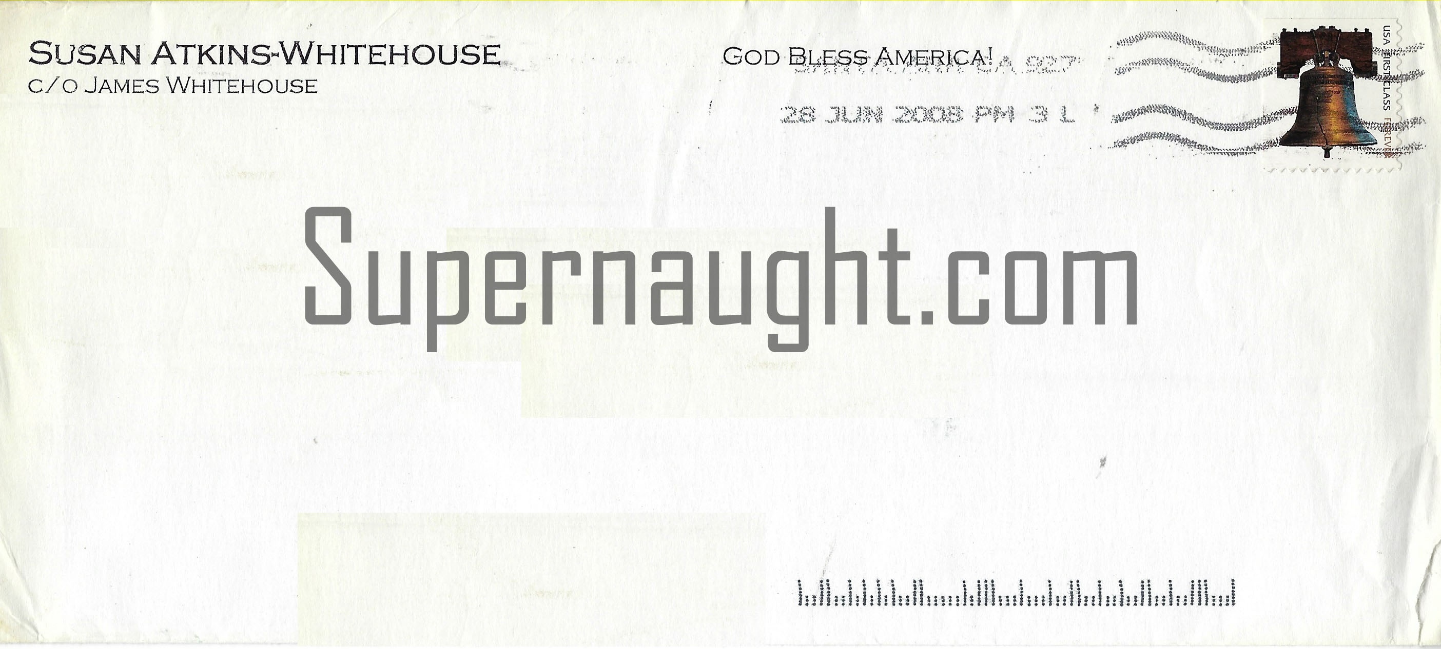 Susan Atkins Letter and Envelope Set image 2