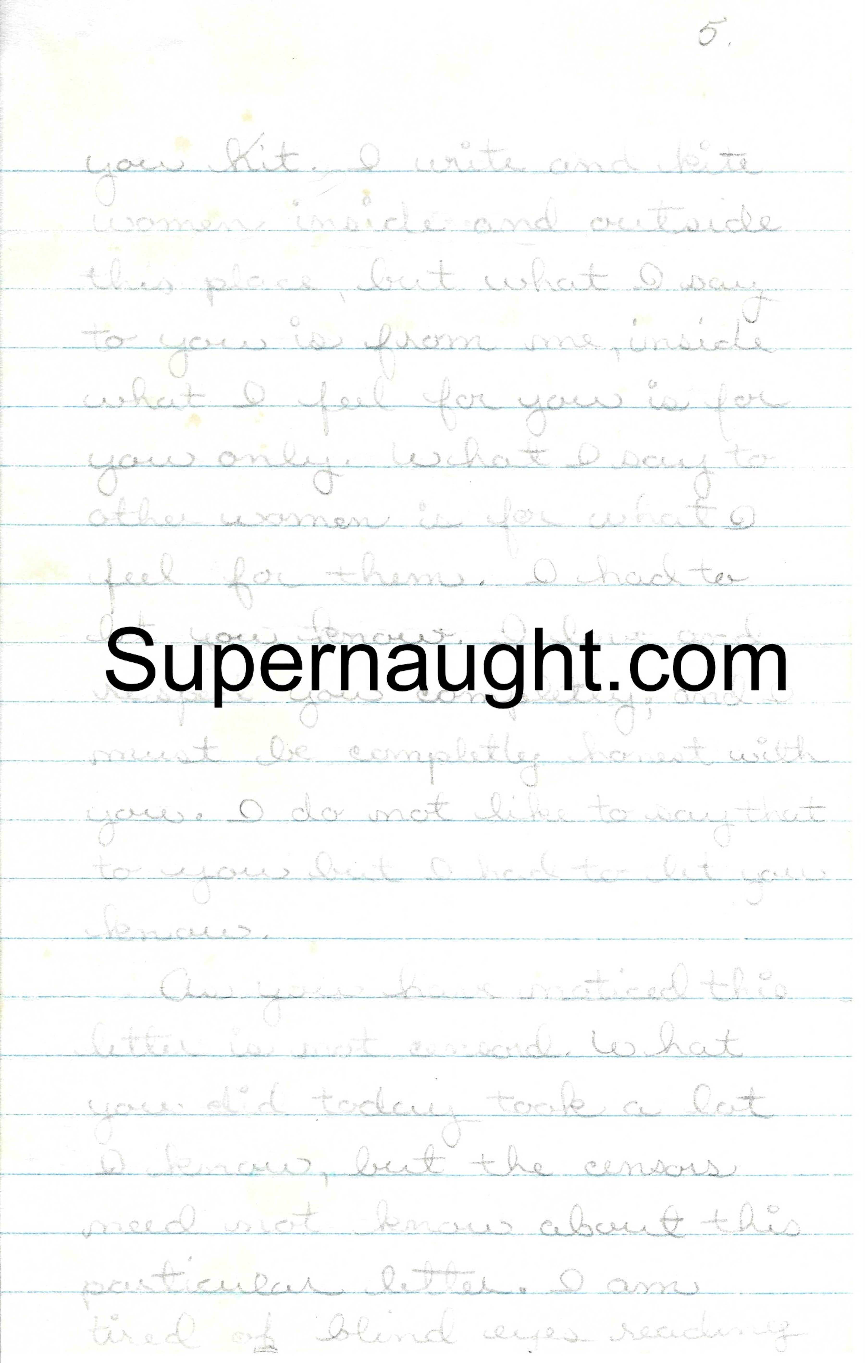 Susan Atkins Letter  Envelope Set Both Signed County Jail 1970 image 5