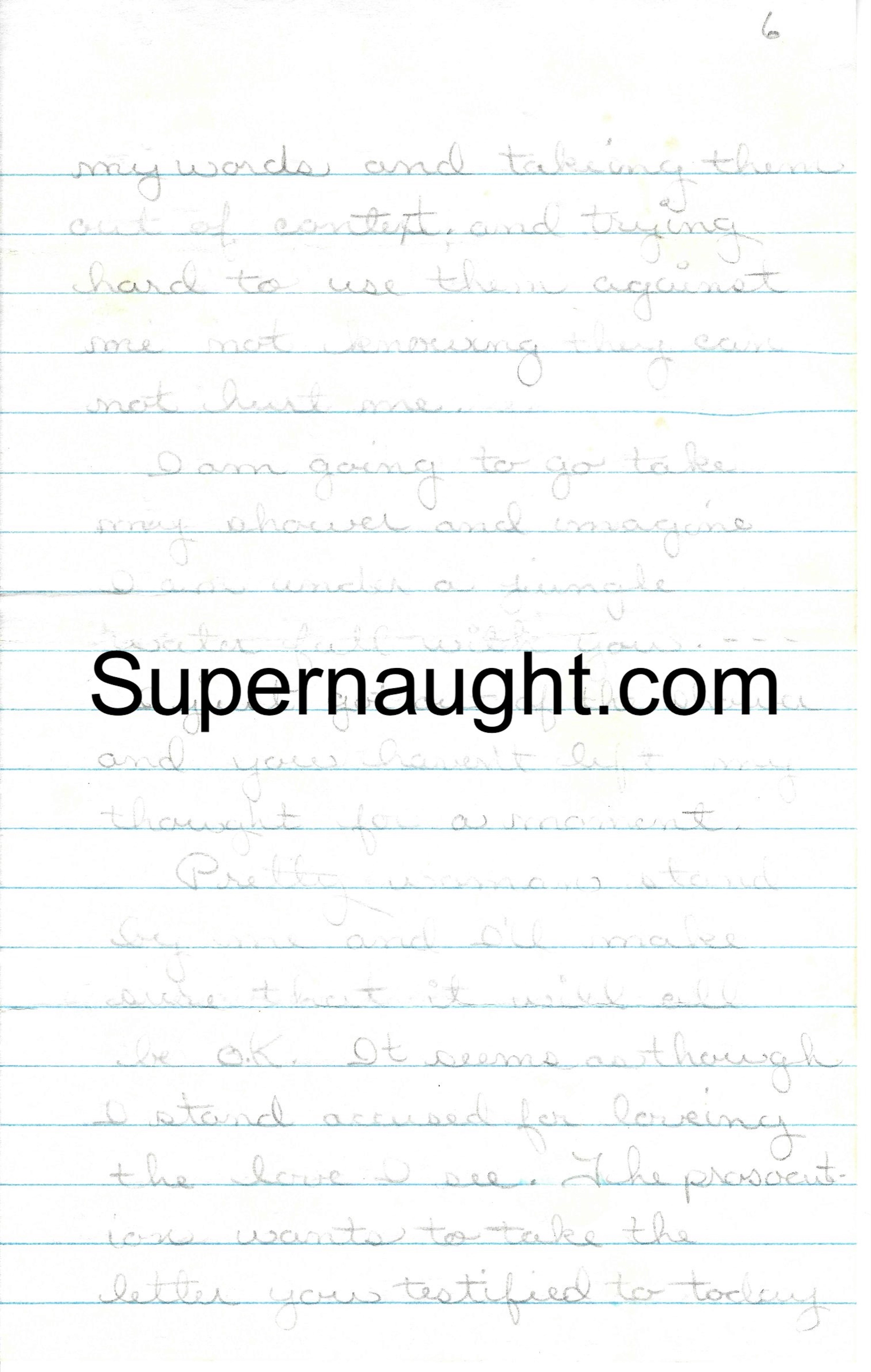 Susan Atkins Letter  Envelope Set Both Signed County Jail 1970 image 6