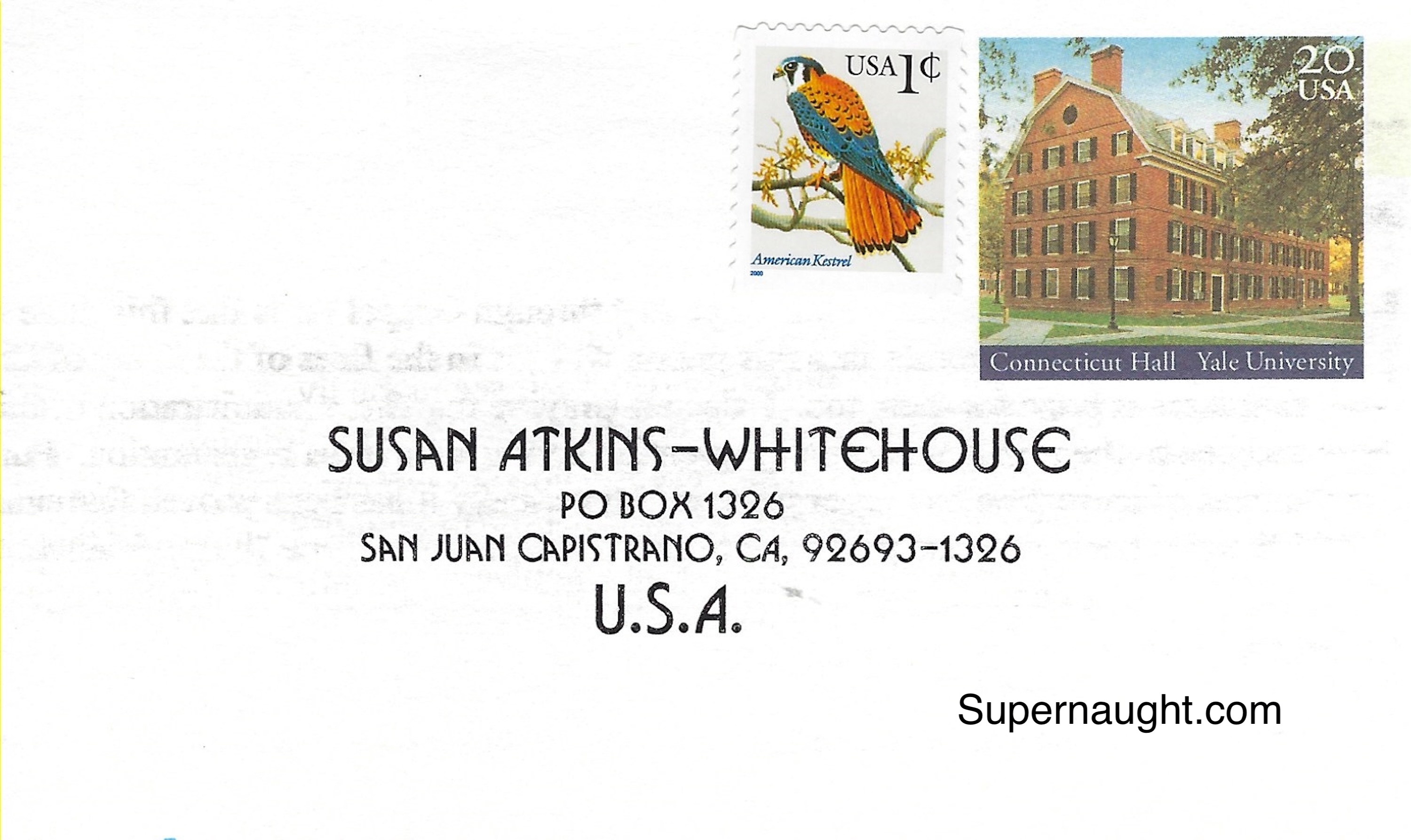 Susan Atkins Newsletter Mailing List Postcard