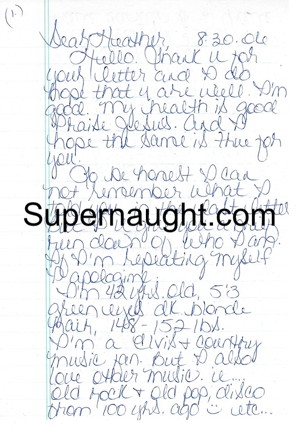 Susan Eubanks Letter and Envelope Set Both Signed