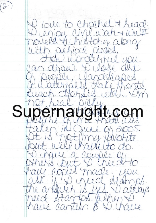 Susan Eubanks Letter and Envelope Set Both Signed image 2