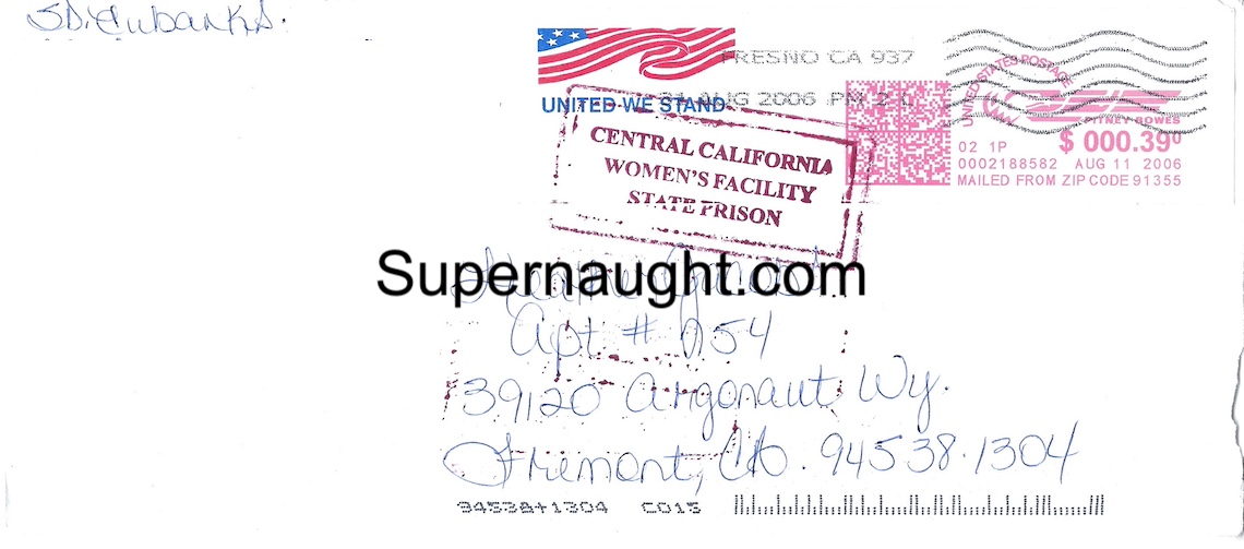 Susan Eubanks Letter and Envelope Set Both Signed image 4