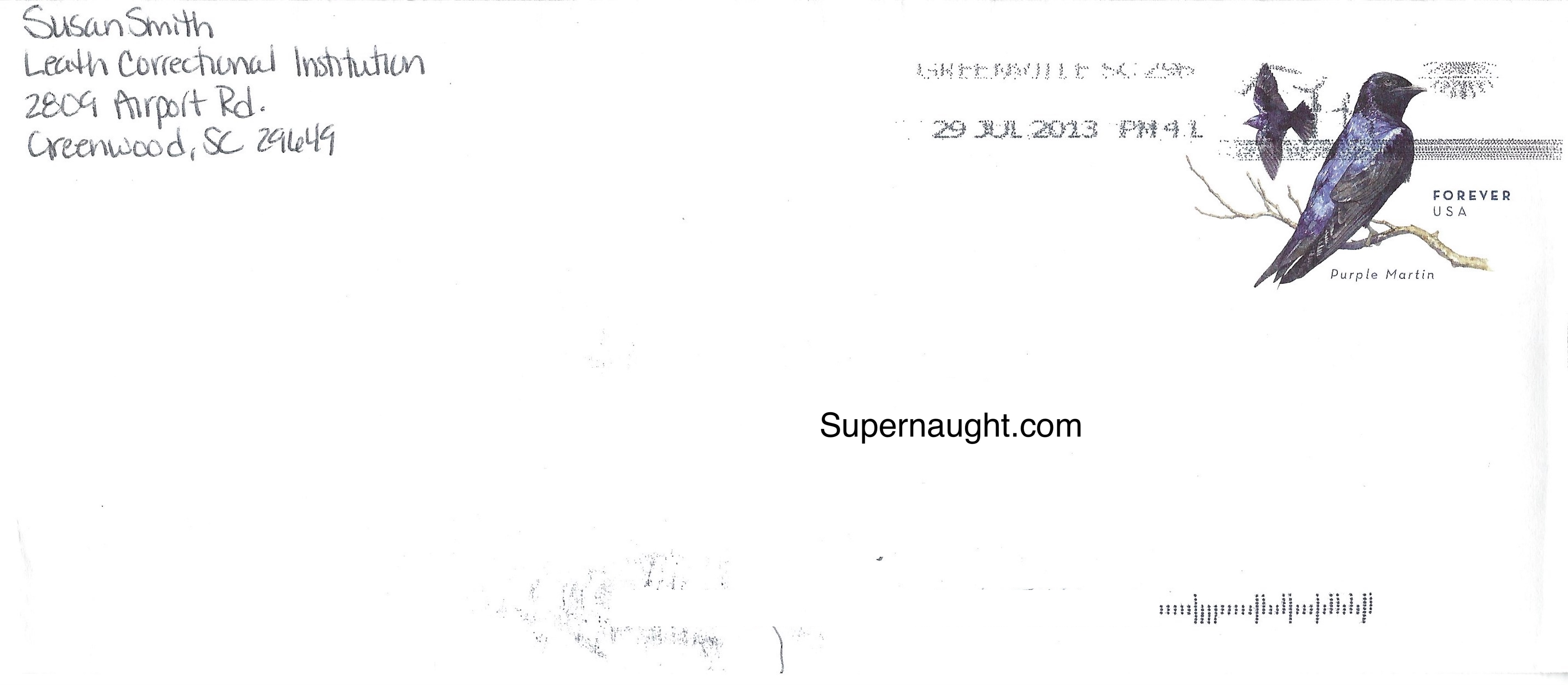 Susan Smith Letter and Envelope Set Both Signed image 2