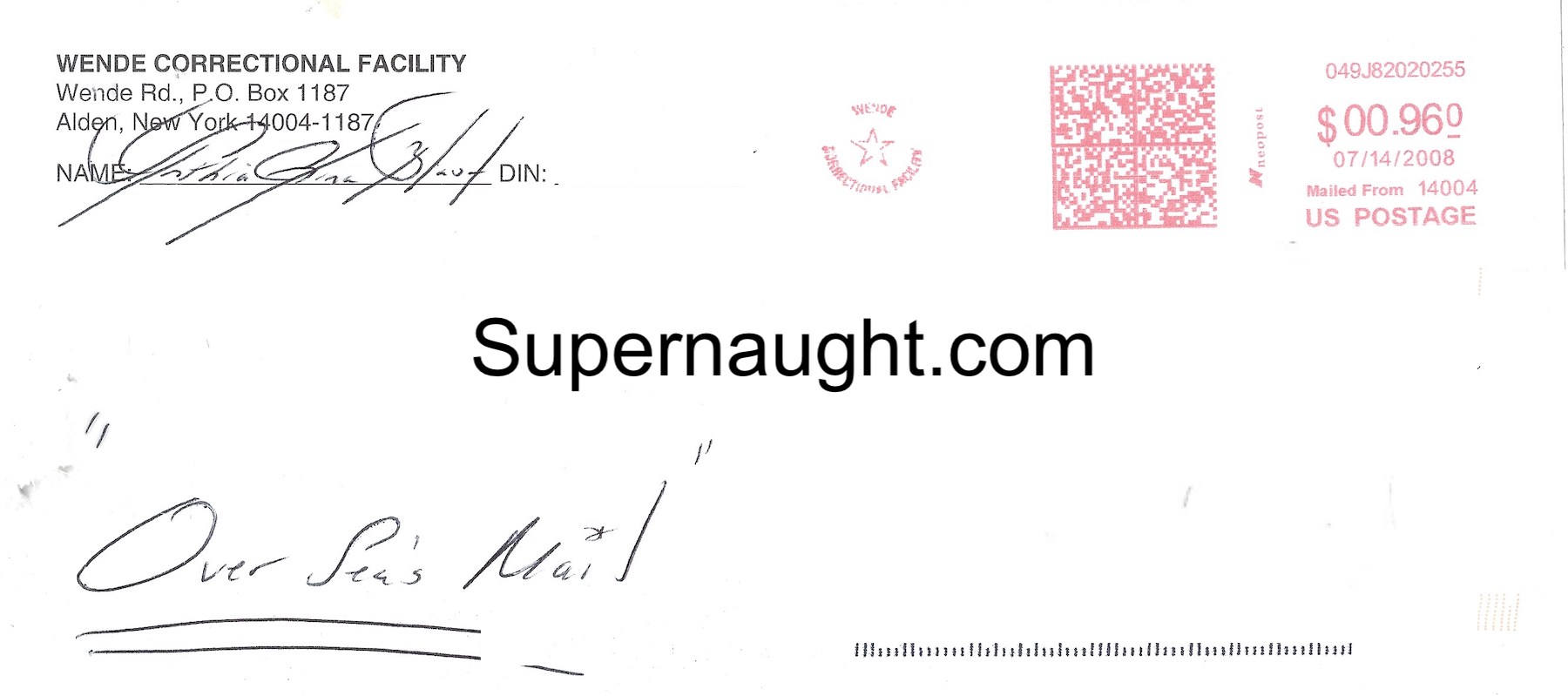 Synthia China Blast Letter and Envelope Signed image 2