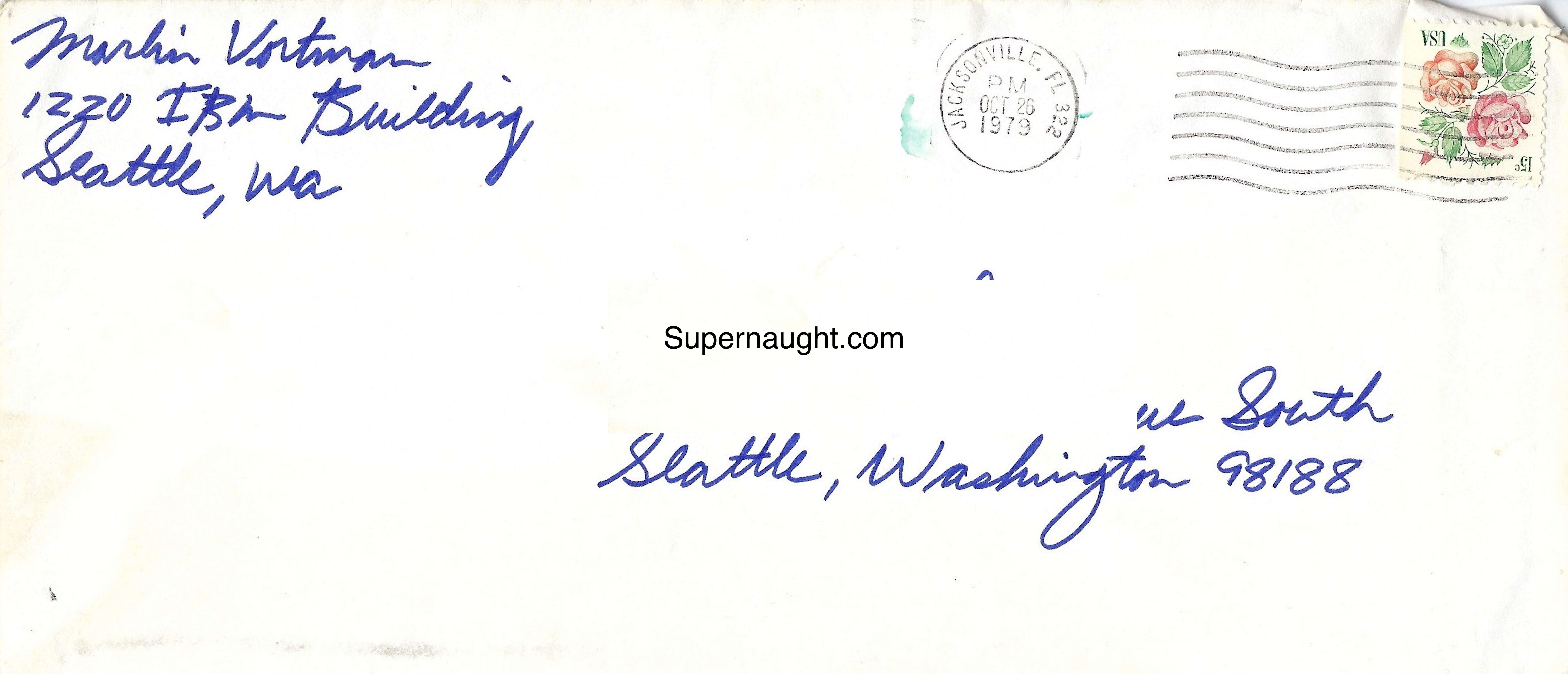 Ted Bundy 1979 Letter Signed With Envelope image 3