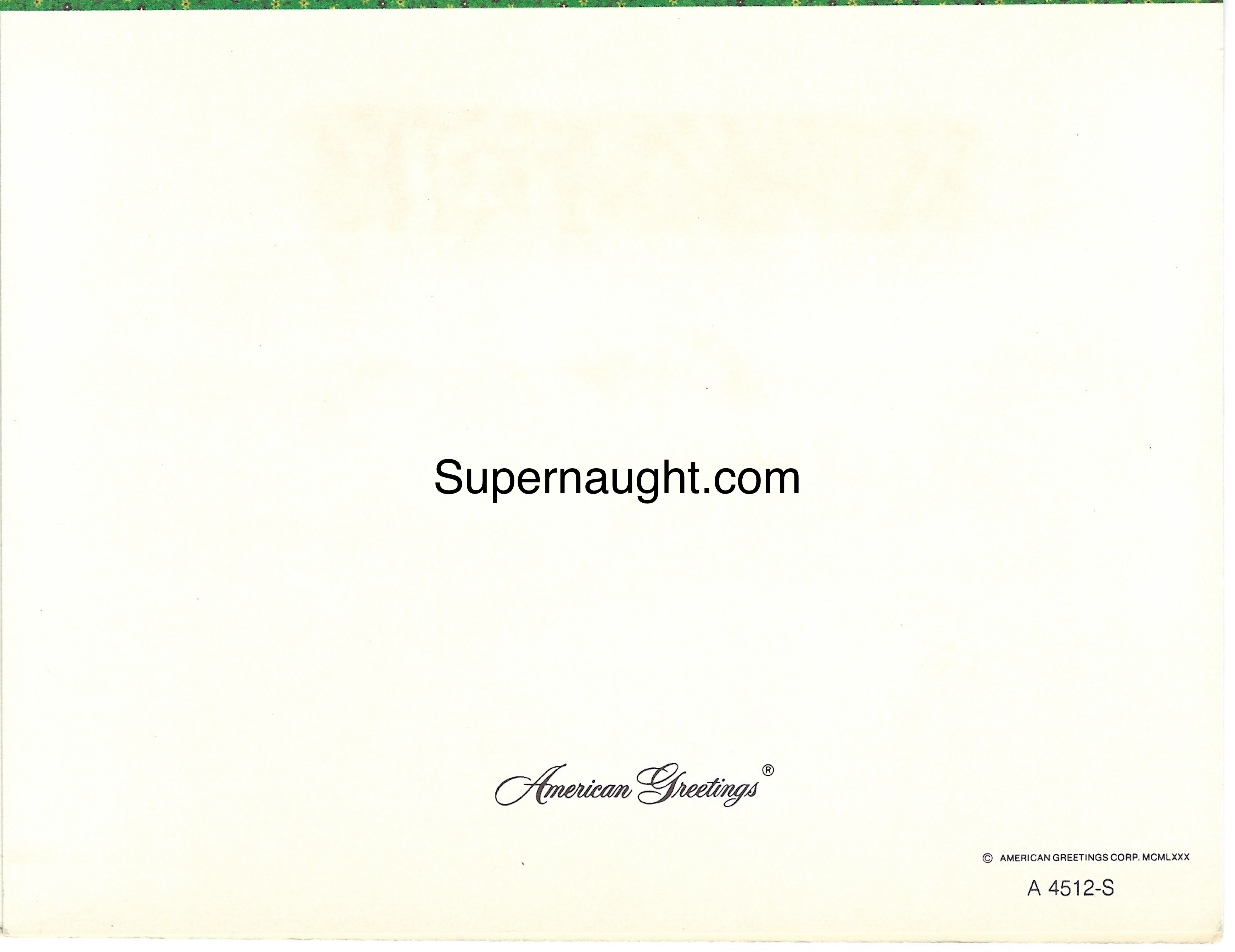 Ted Bundy 1980 Christmas Card Signed By Ted Carole and Family With Envelope image 3
