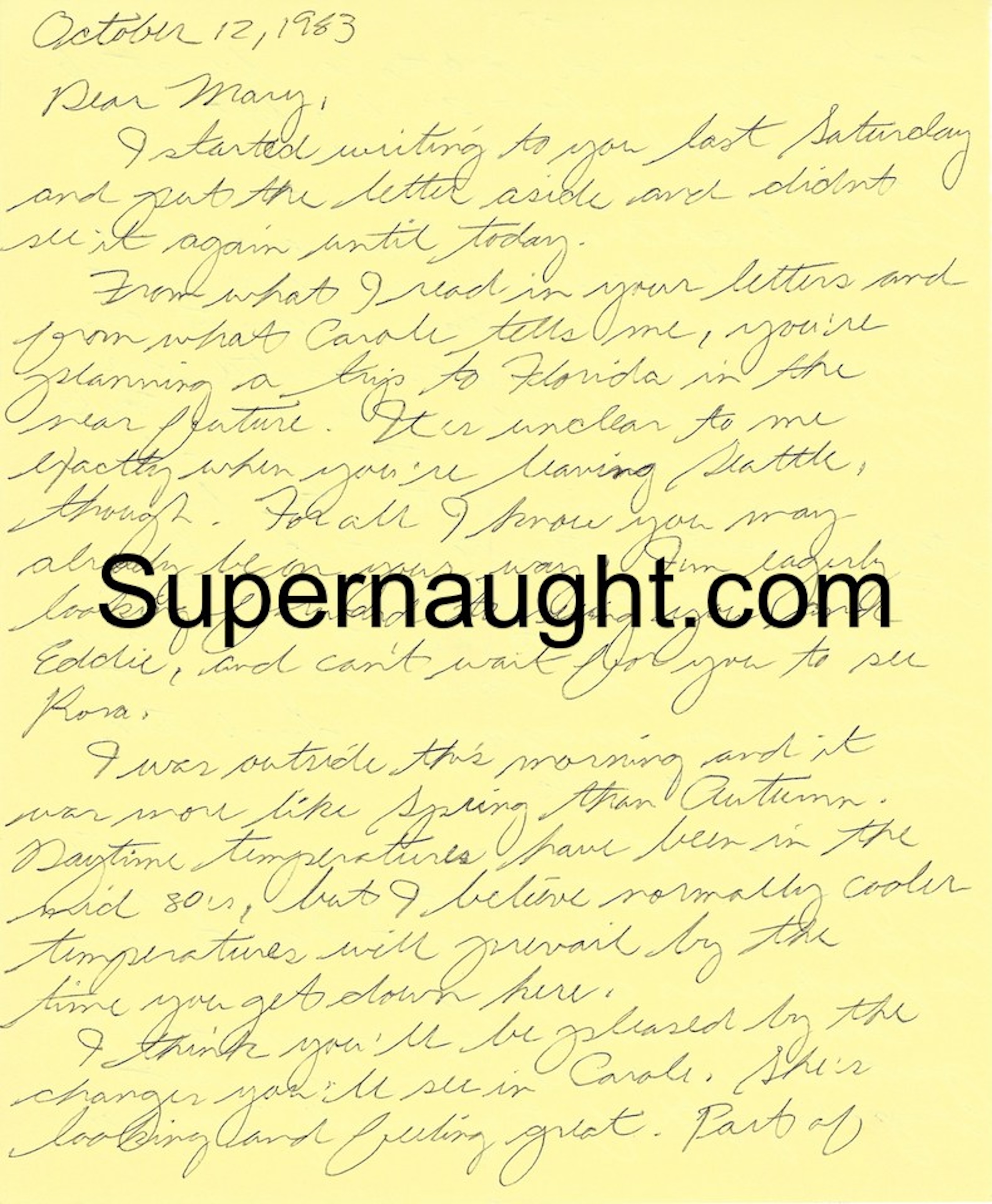 Ted Bundy Four Page Letter and Envelope Both Signed