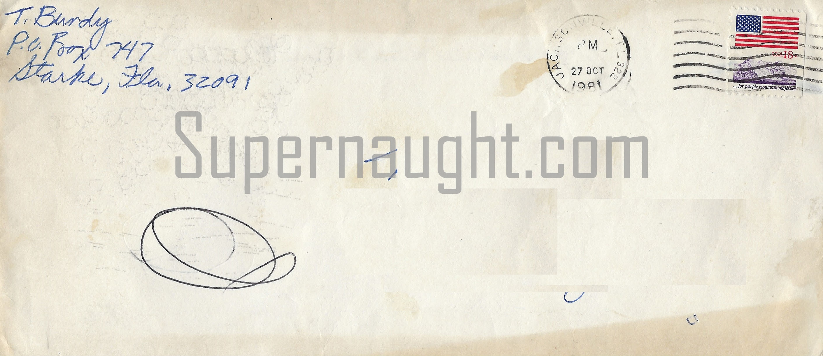 Ted Bundy Four Page Letter and Envelope Set Both Signed image 5