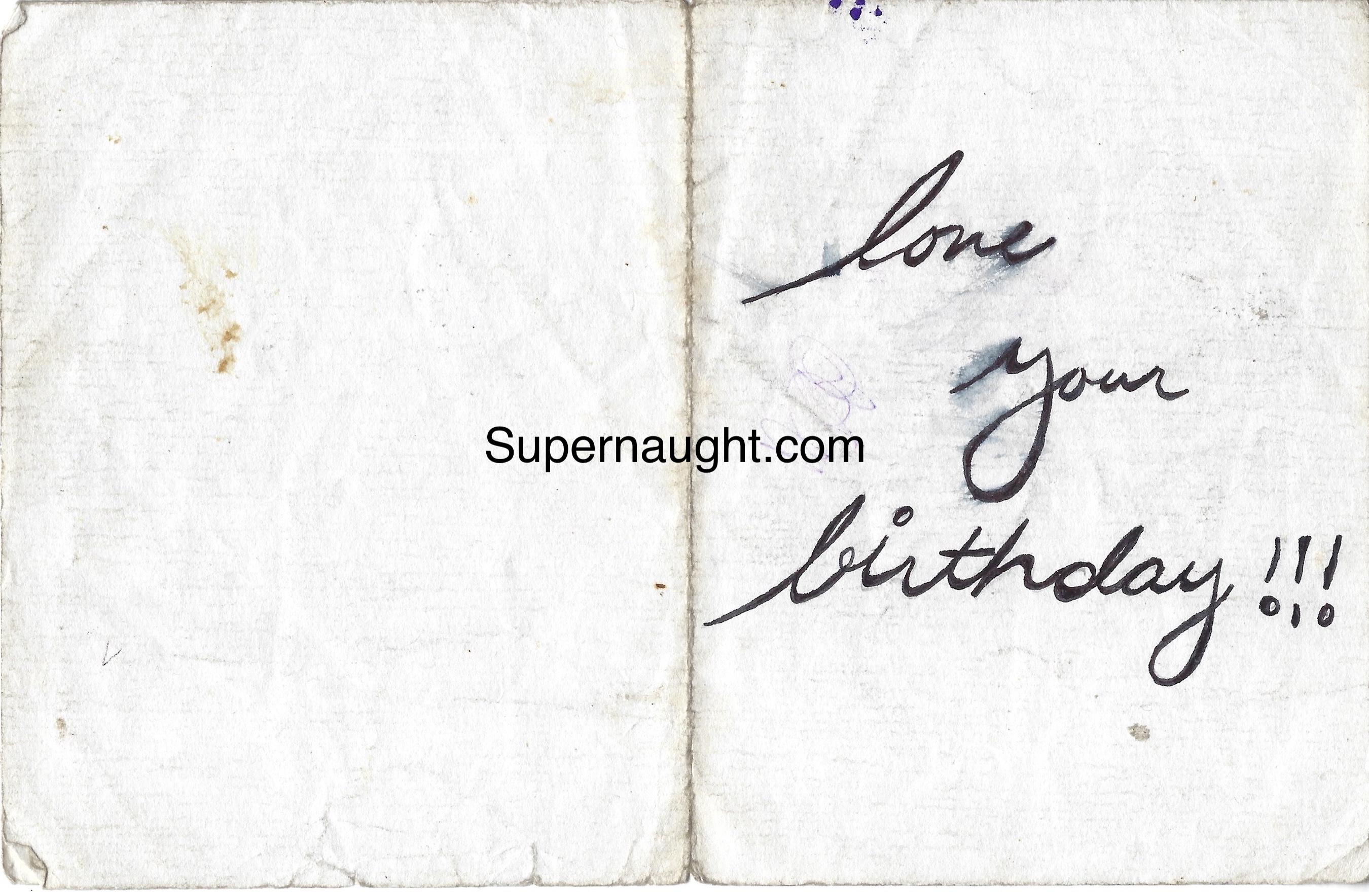 Ted Bundy Handwritten Birthday Wishes Signed image 2