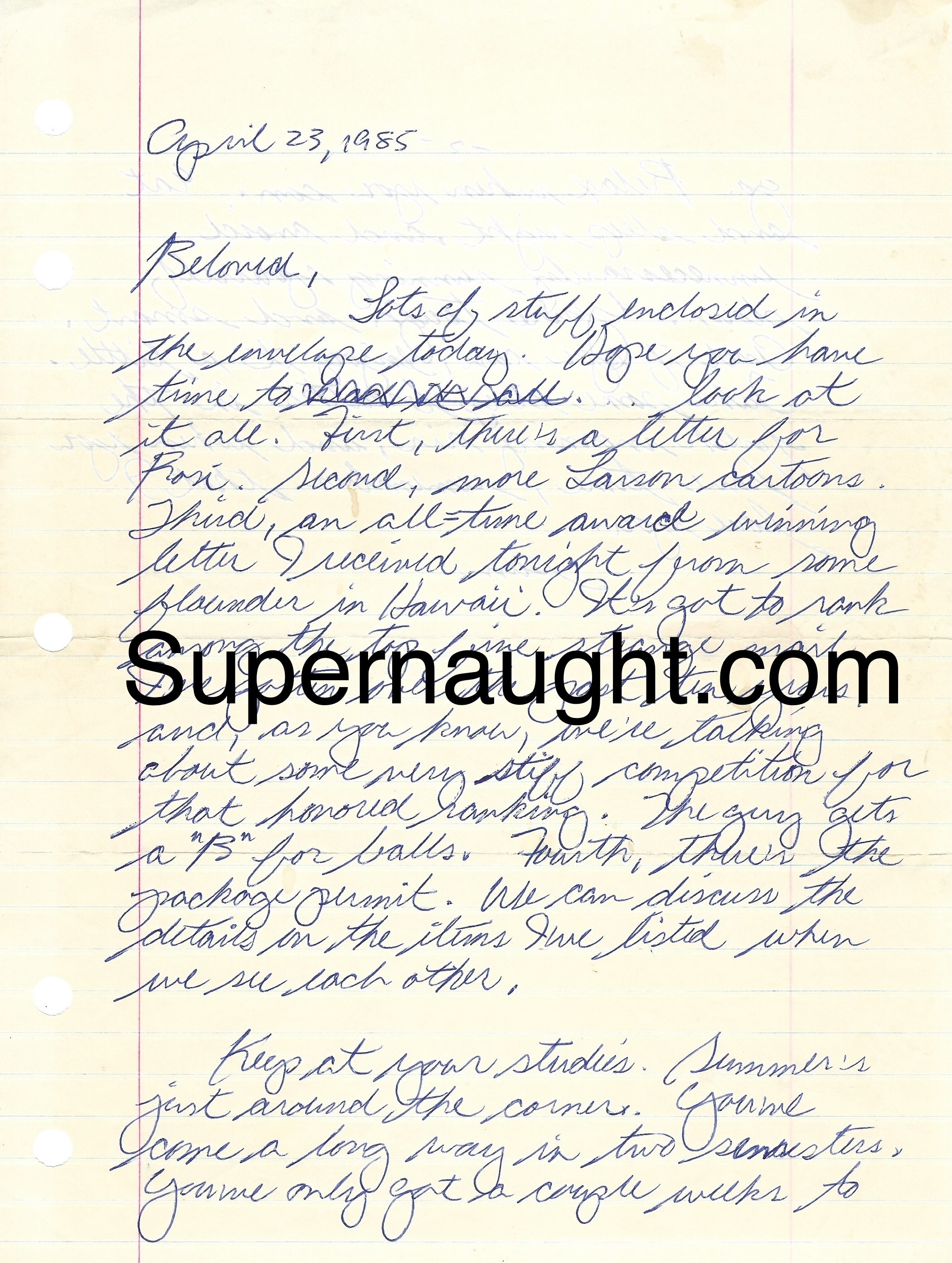Ted Bundy Letter and Envelope to his Wife Carole Boone Both Signed