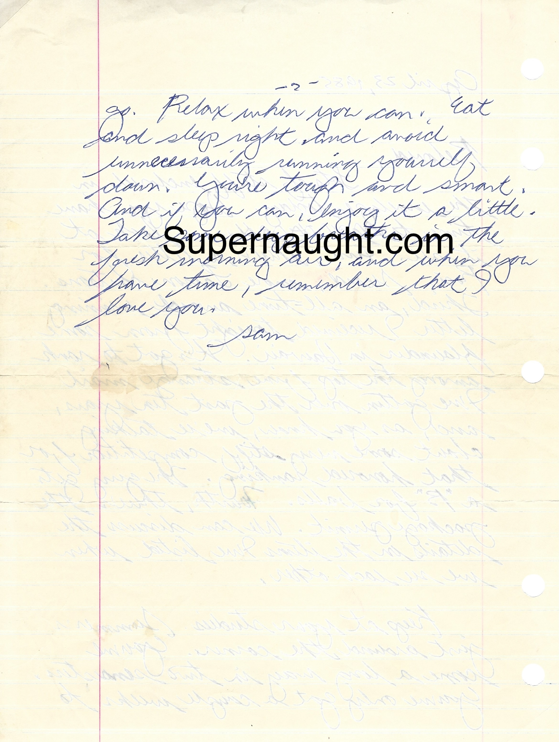 Ted Bundy Letter and Envelope to his Wife Carole Boone Both Signed image 2