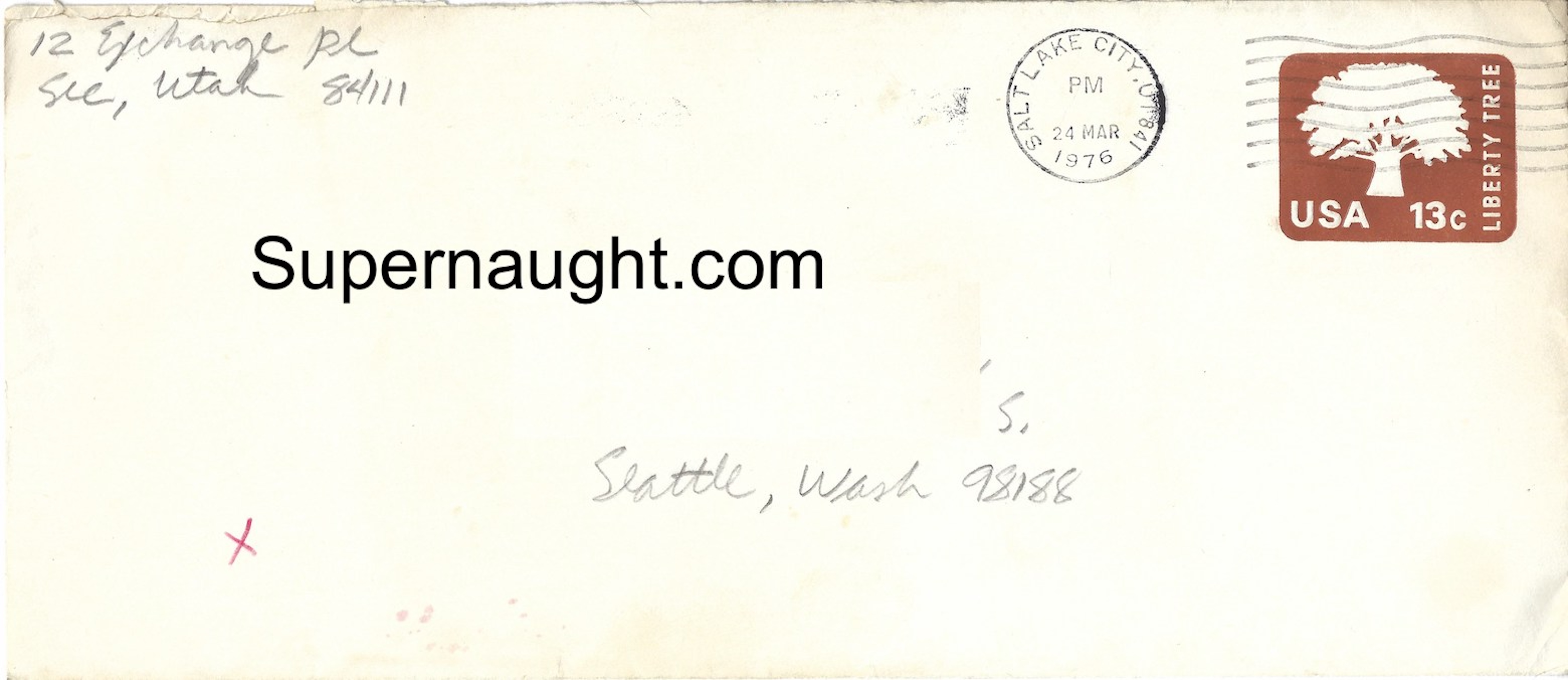 Ted Bundy March 1976 Letter Signed with Envelope image 2