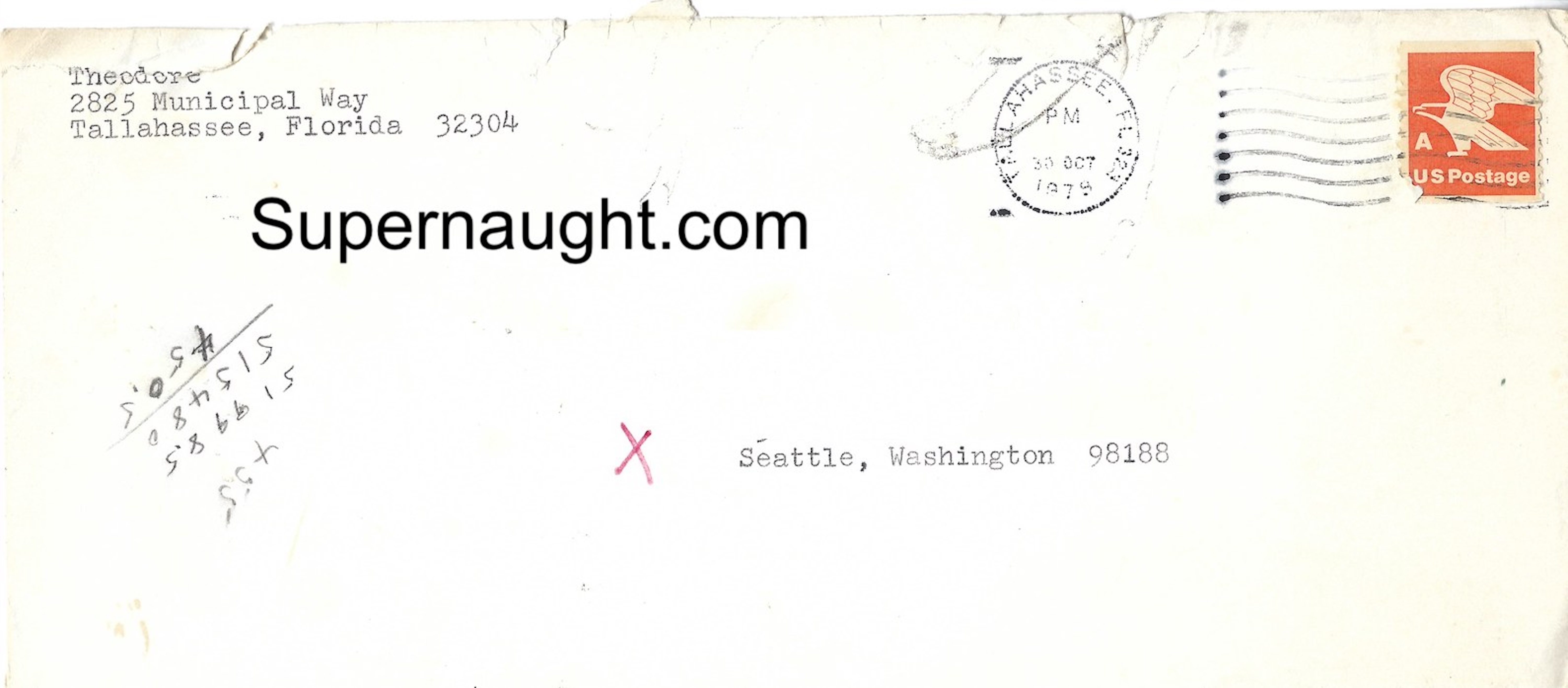 Ted Bundy Signed Letter Leon County Jail 1978 With Envelope Set image 3