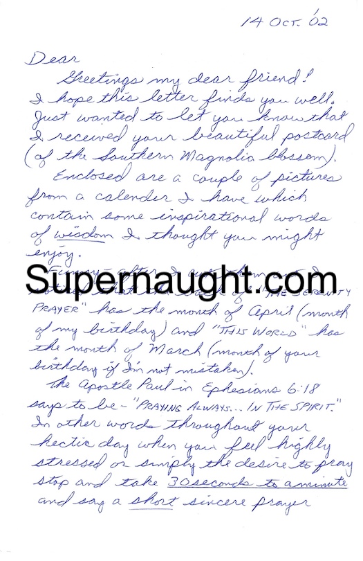 Terry Nichols Letter and Envelope Set Both Signed Plus Inserts