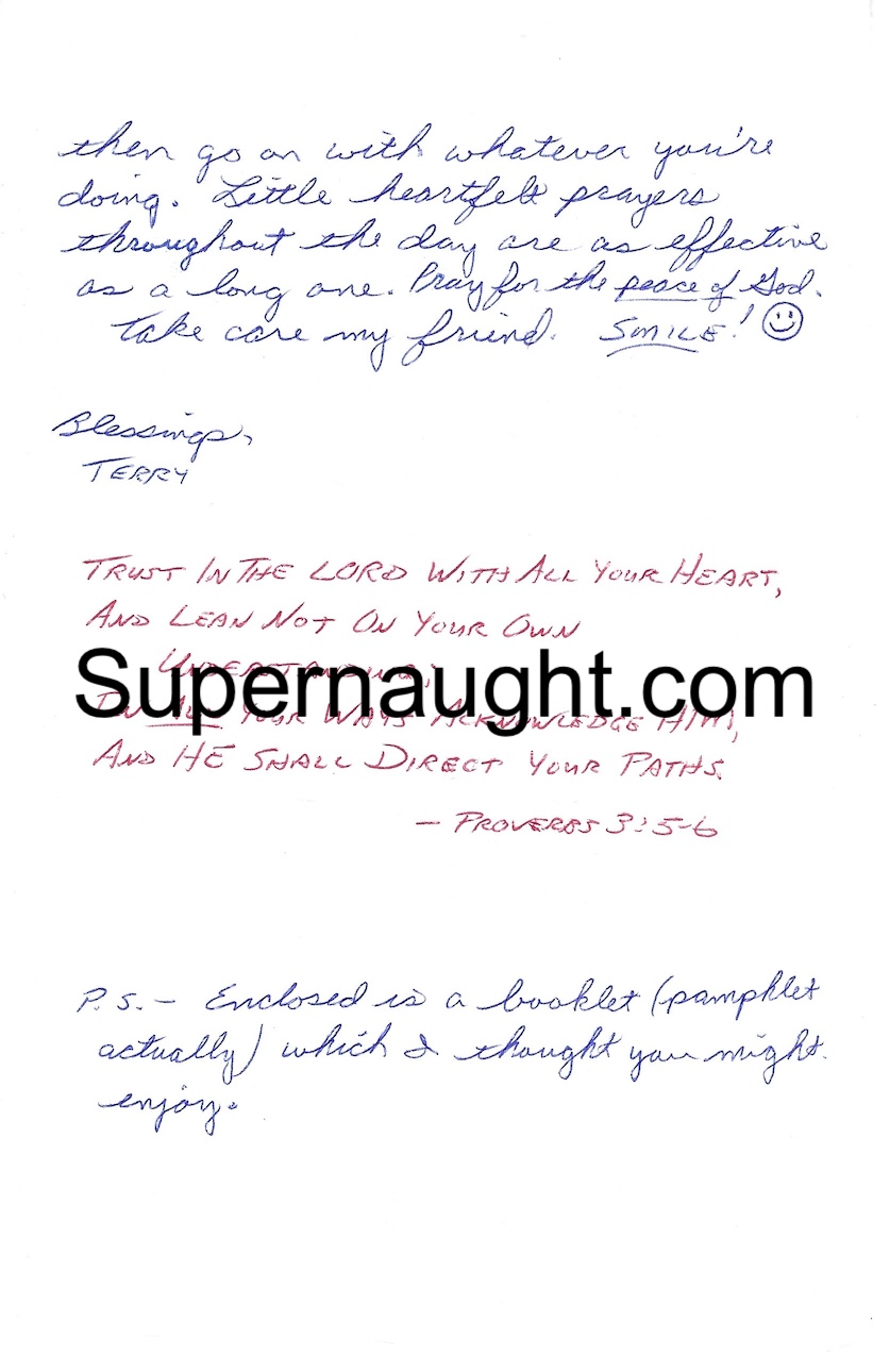 Terry Nichols Letter and Envelope Set Both Signed Plus Inserts image 2