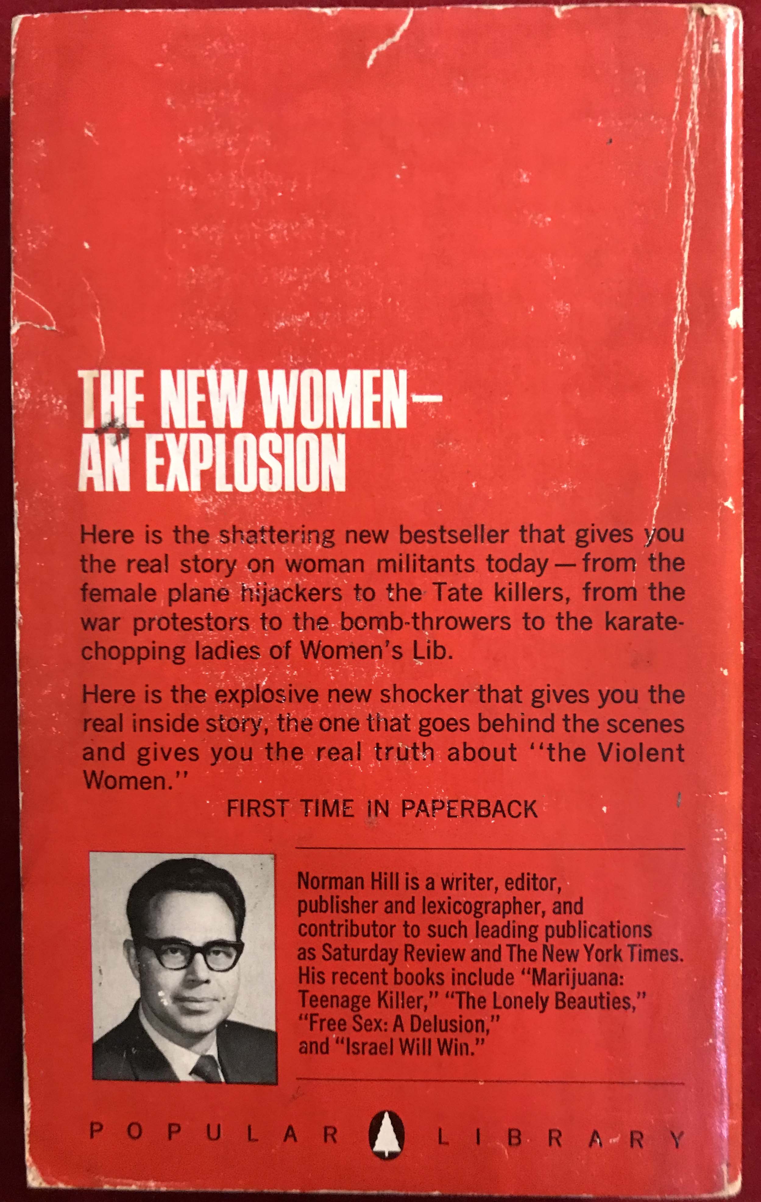 The Violent Women Norman Hill 1971 Paperback image 2