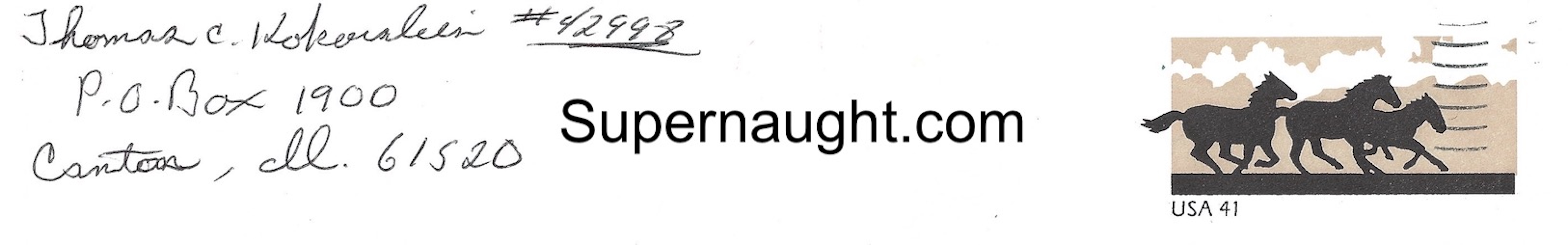 Thomas Kokoraleis Signed Envelope Paroled