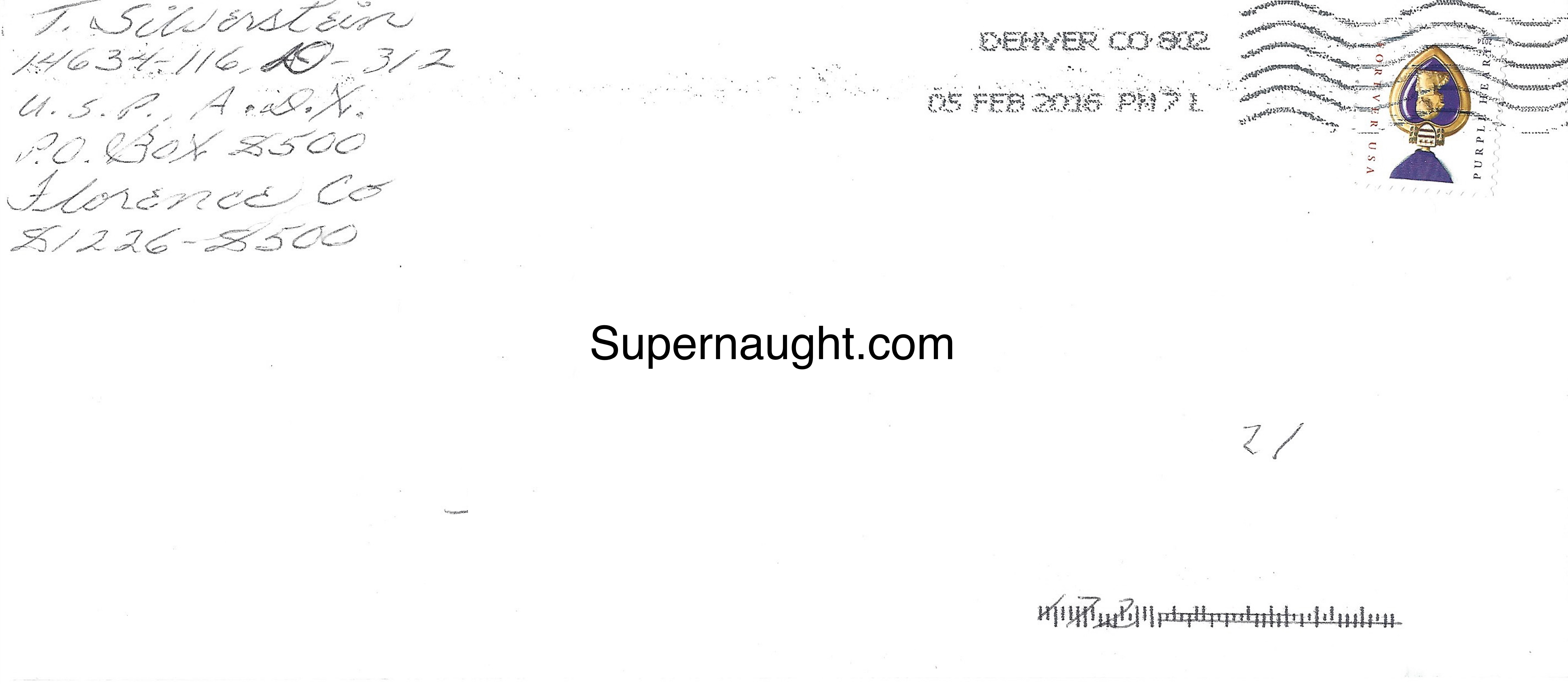 Thomas Silverstein Letter and Envelope Set Both Signed image 2