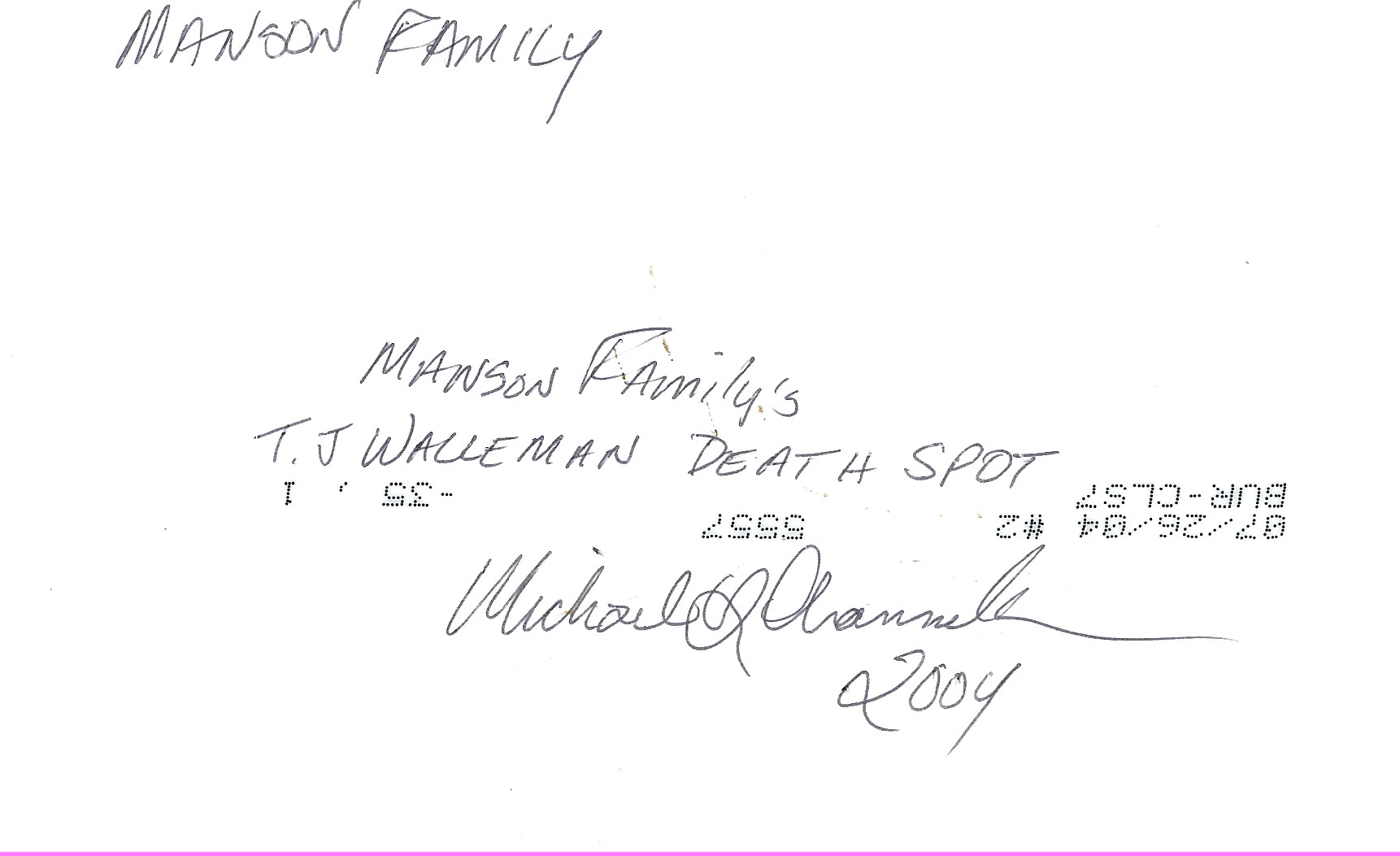 Thomas Walleman US 395 Death Spot Photo image 2