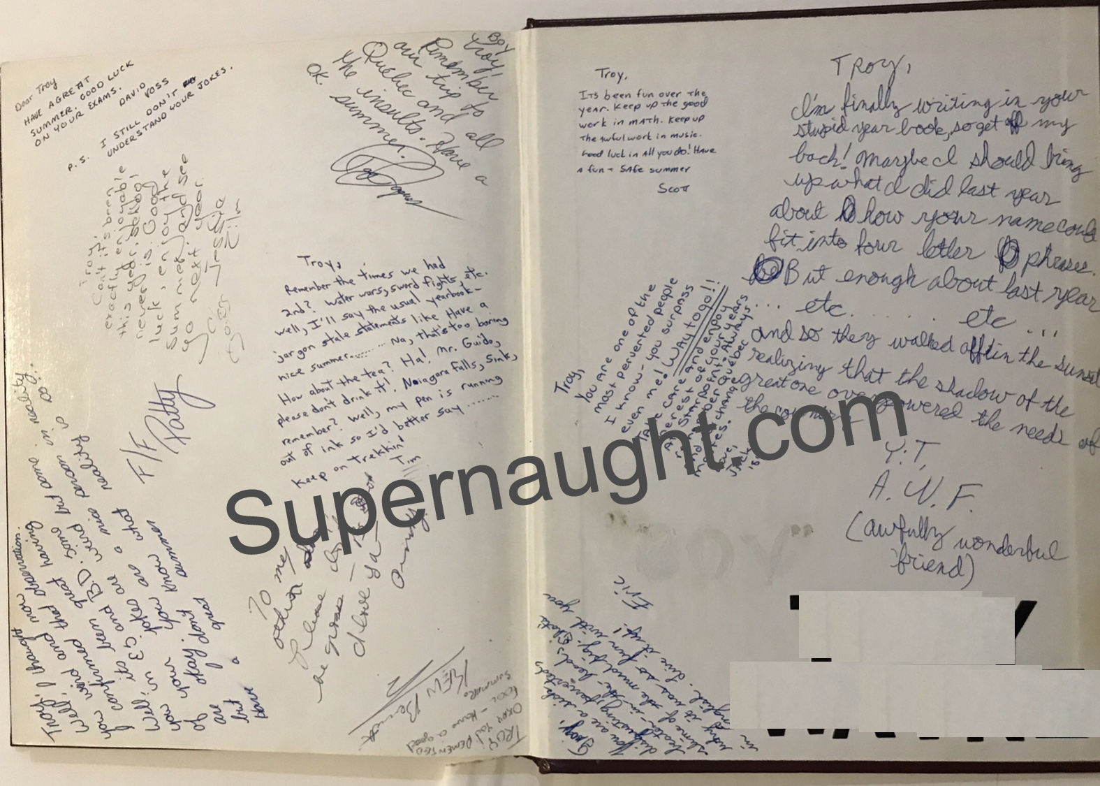 Timothy McVeigh Signed High School Yearbook image 4