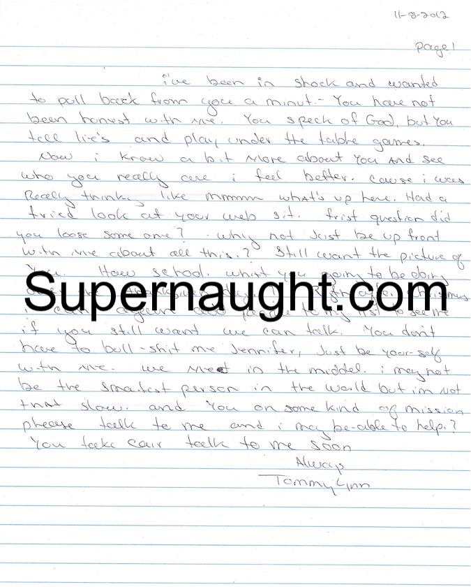Tommy Lynn Sells Letter and Envelope Set Both Signed