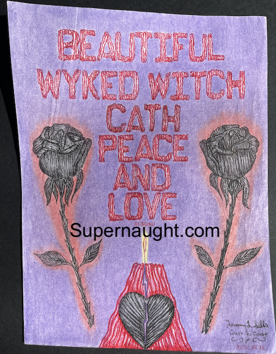 Tommy Lynn Sells Pre Conviction Witch Artwork Signed