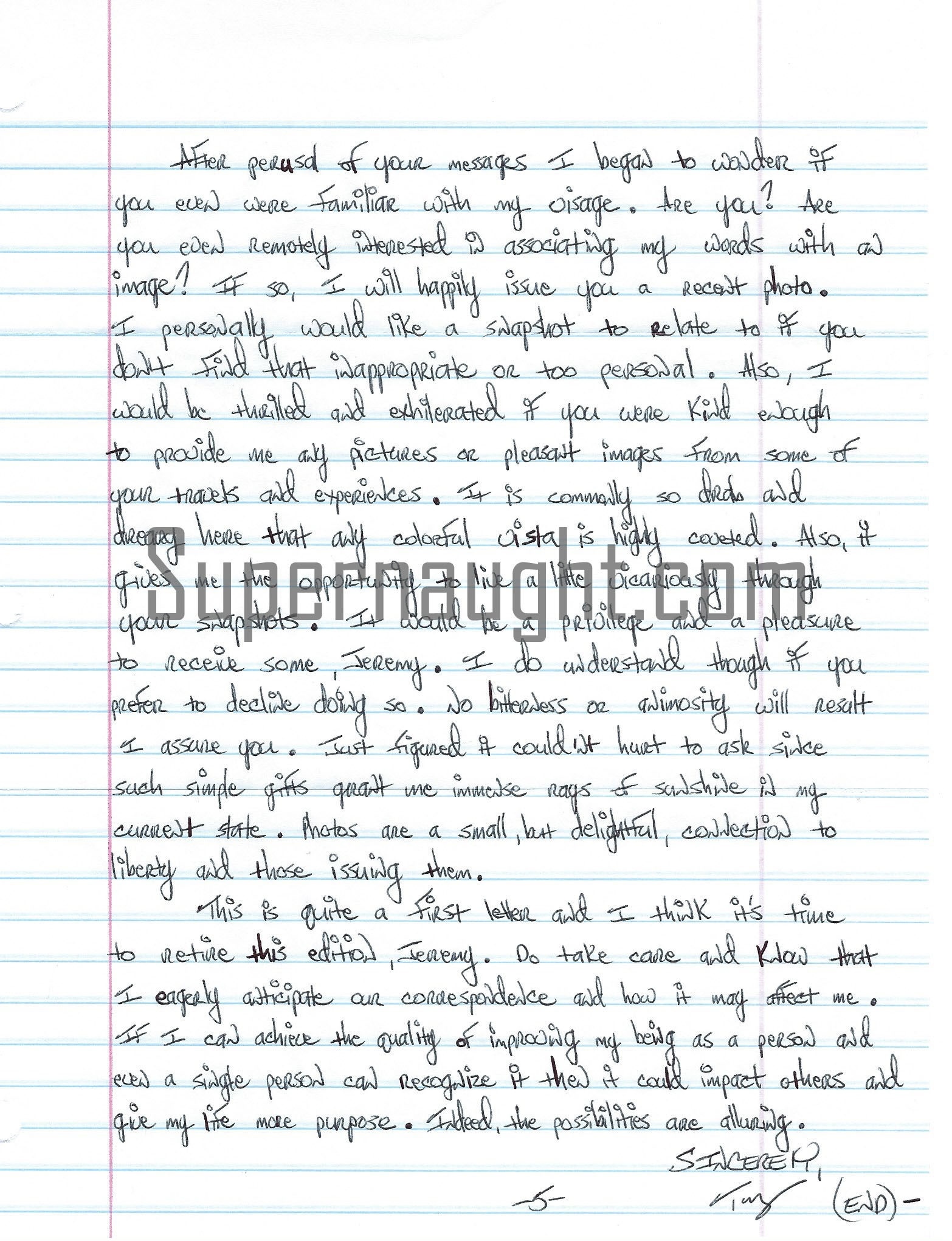 Tony Amati Five Page Letter And Envelope Set Both Signed