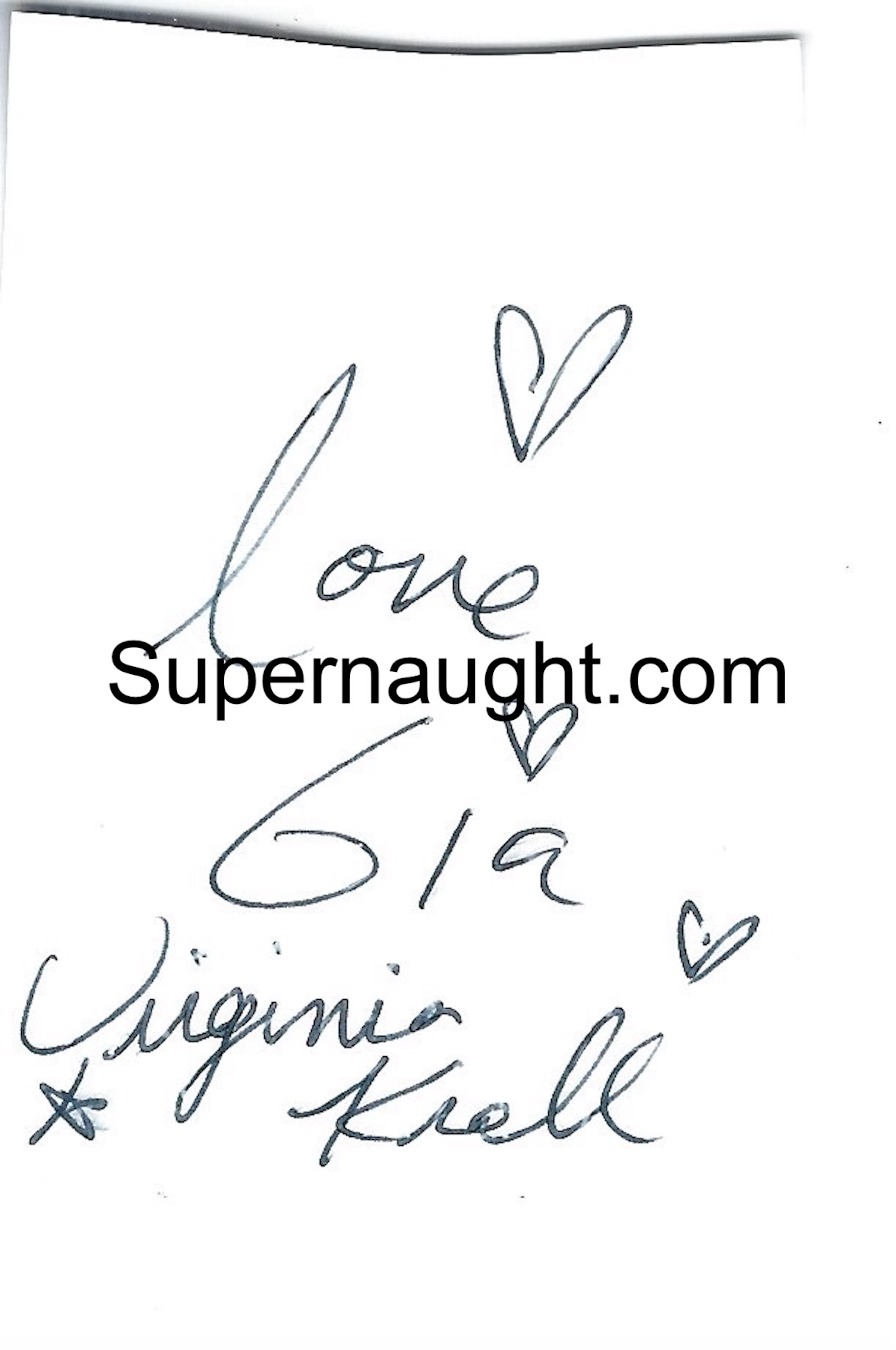 Virginia Krall Photo Signed image 2