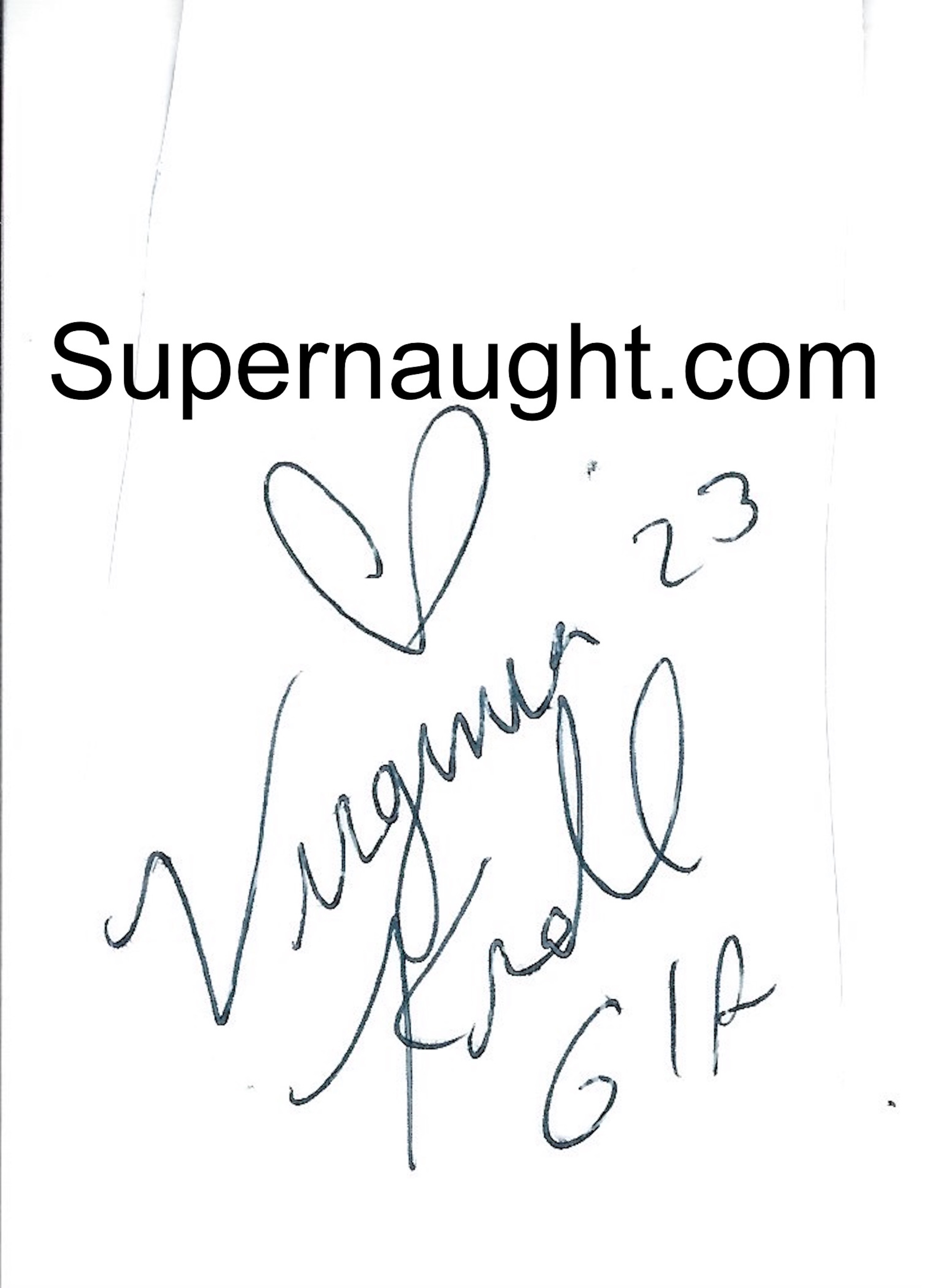 Virginia Krall Photograph Signed image 2