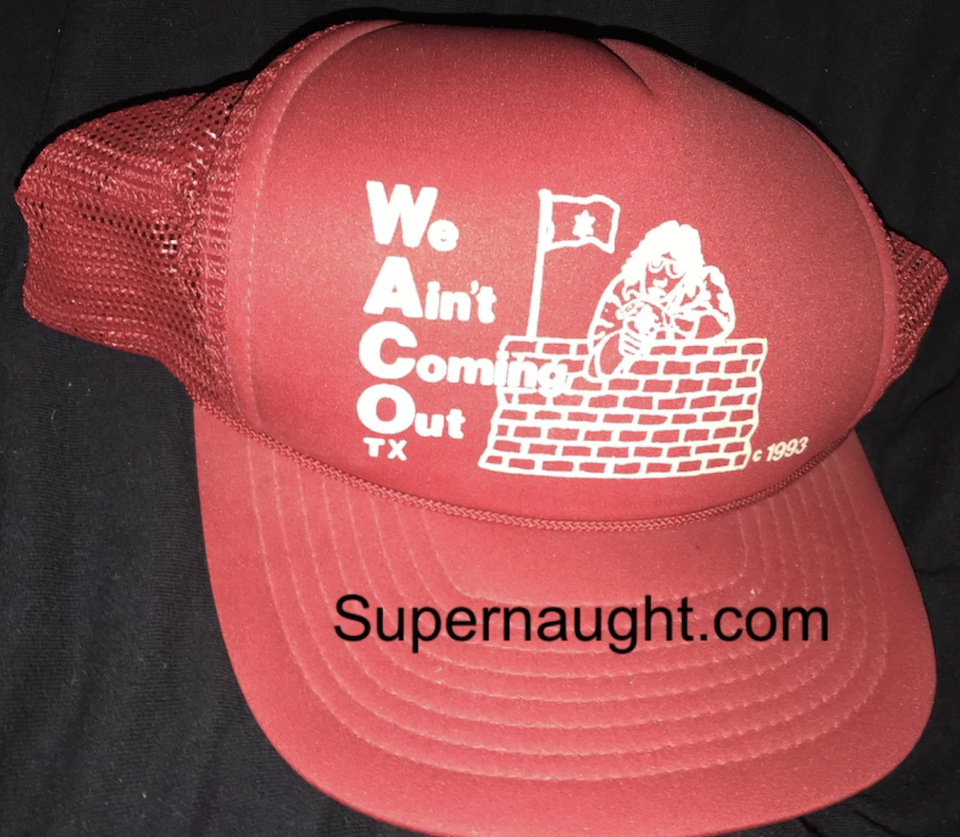 Waco Texas Seige 1993 Souvenir Hat Authentic David Koresh