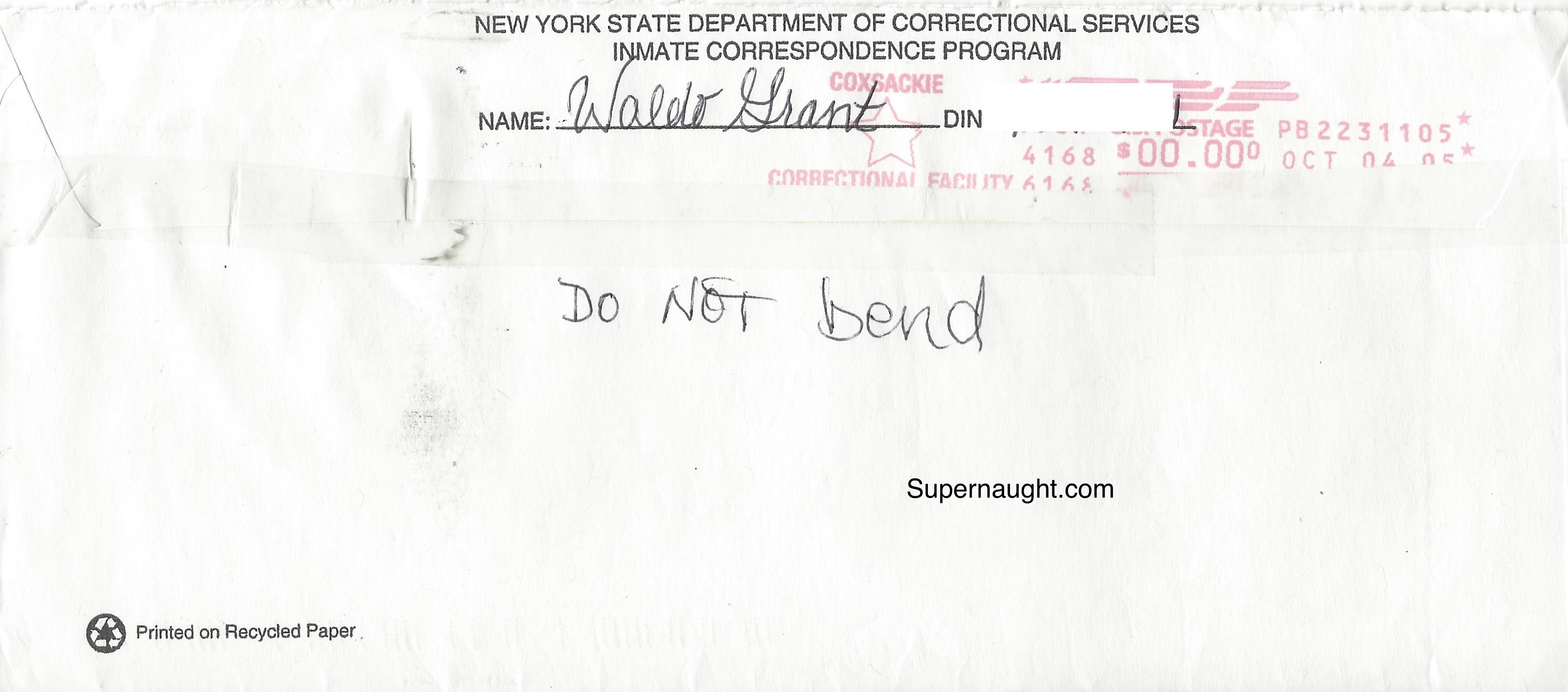Waldo Grant Letter Drawing and Envelope Set Signed image 4