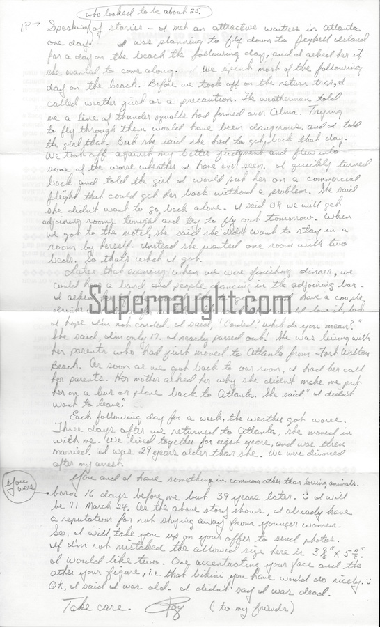 Walter Leroy Moody Jr. Letter and Envelope Both Signed
