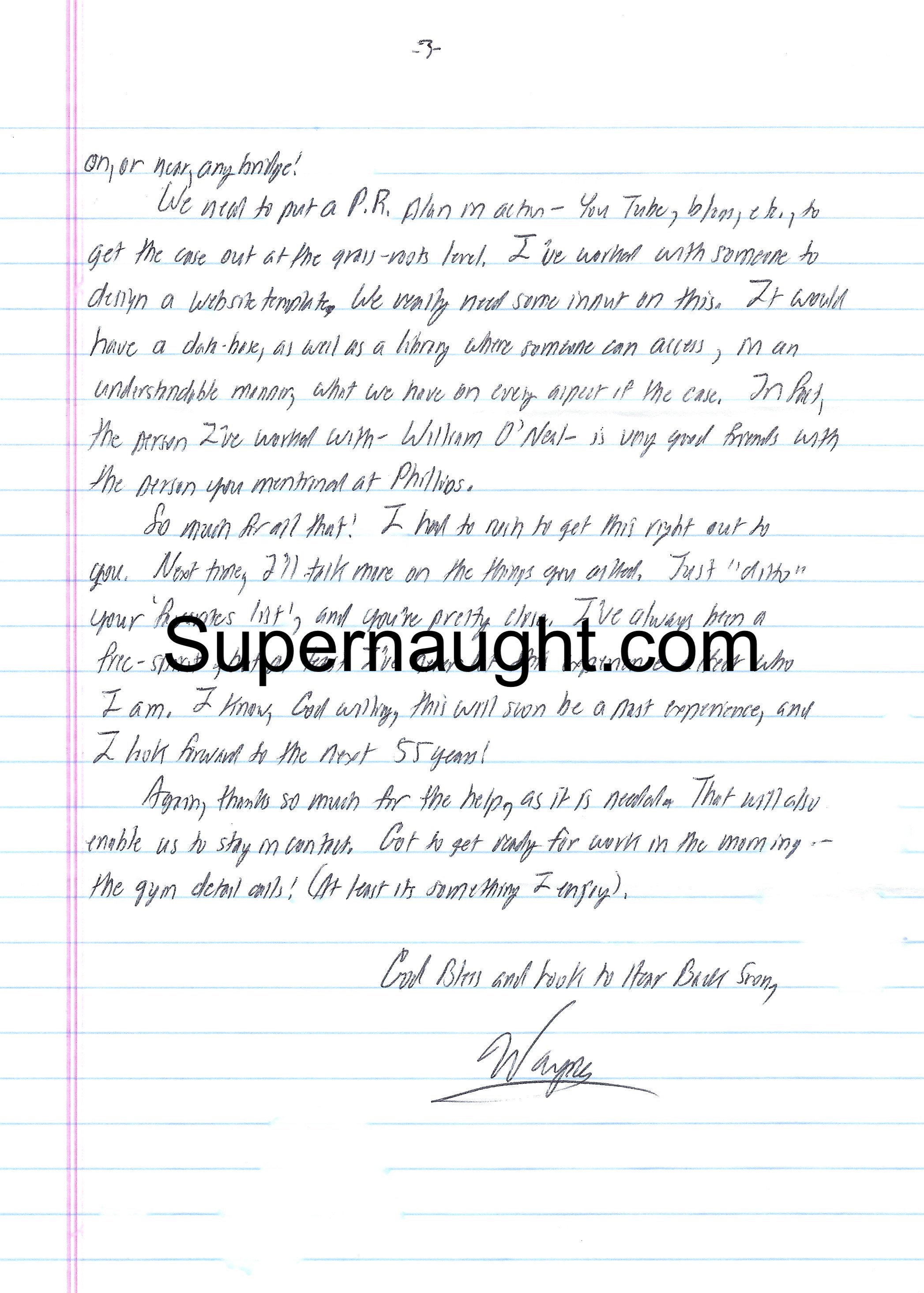 Wayne Williams Letter and Envelope Set Signed Three Times image 3