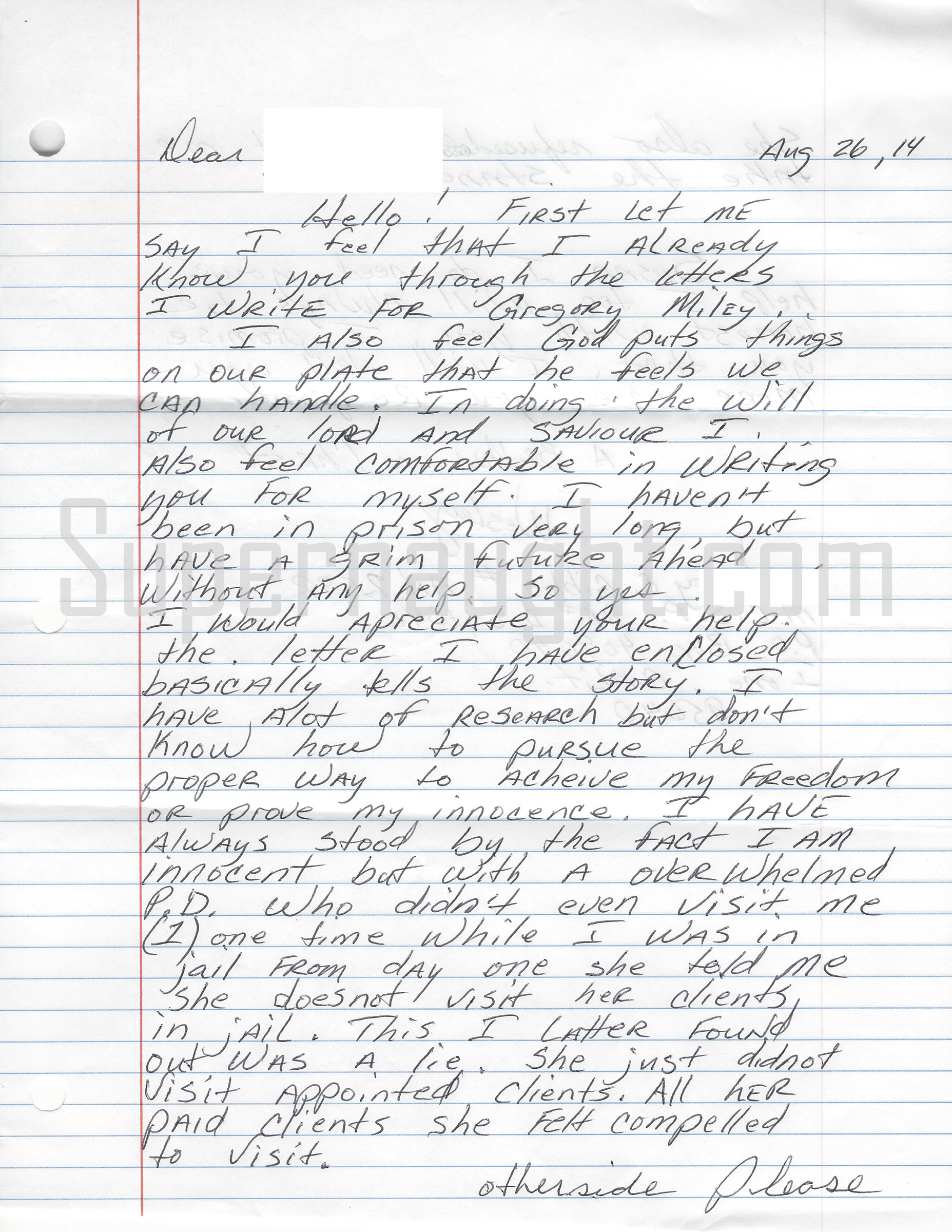 Wesley Gibbs Signed Letter and Envelope Set With Legal Paper